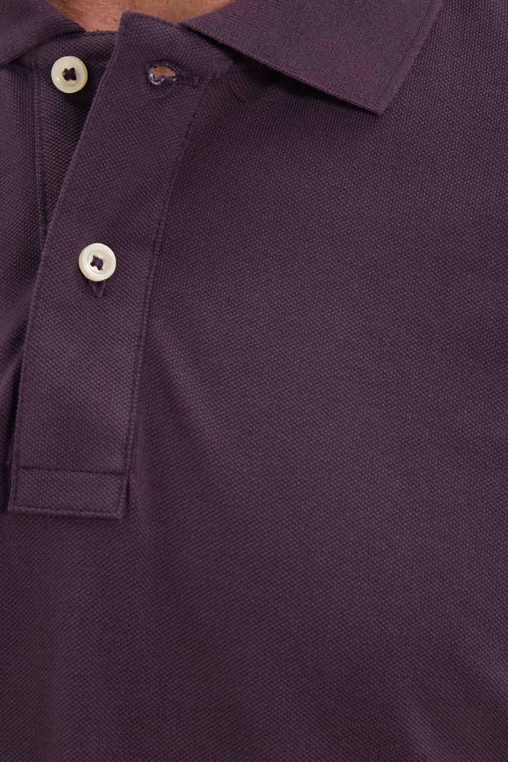 Erkek Slim Fit Dar Kesim Premium Seri %100 Pamuk Yumuşak Dokulu Merserize Mor Polo Yaka Tişört 