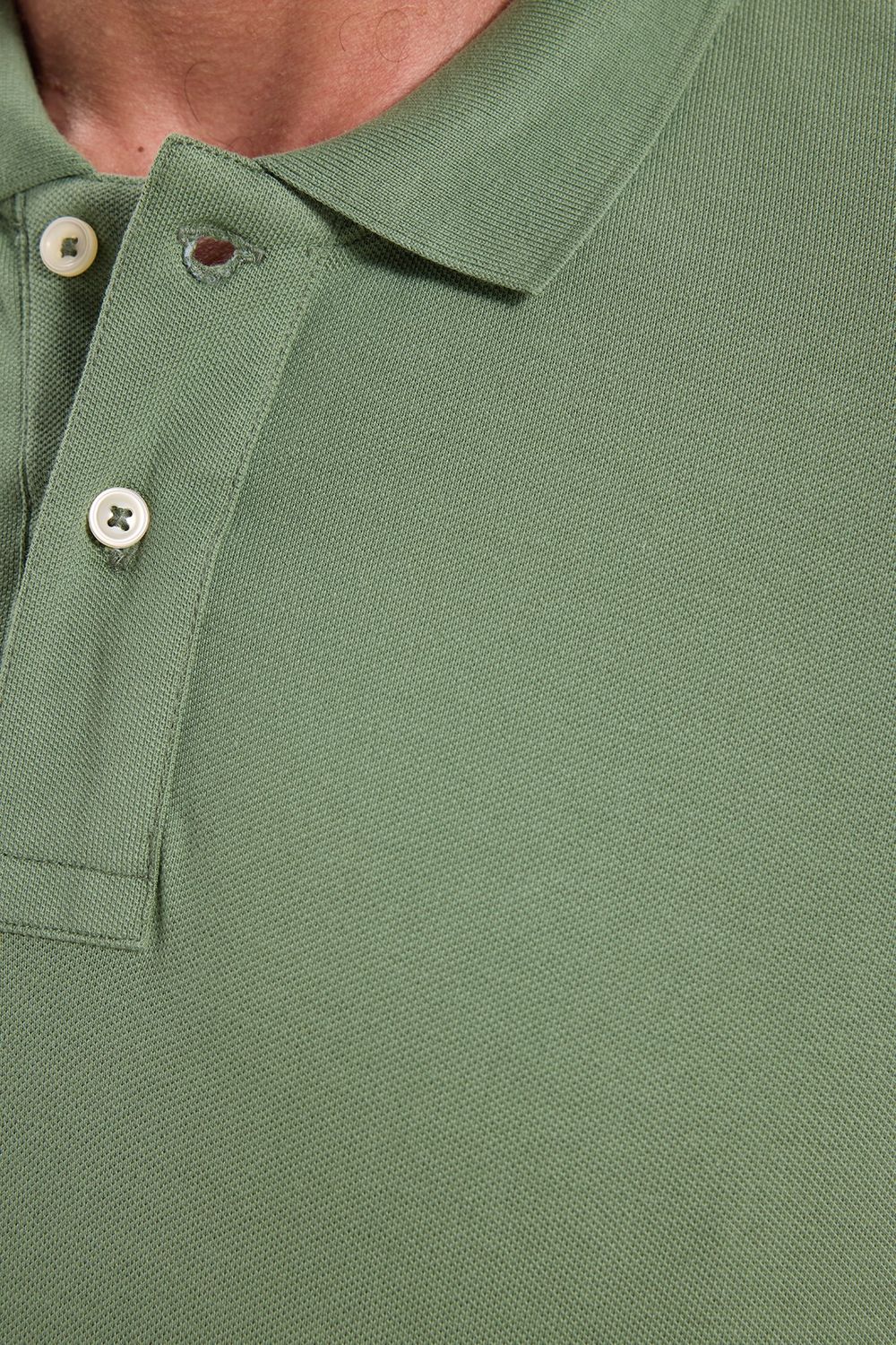 Erkek Slim Fit Dar Kesim Premium Seri %100 Pamuk Yumuşak Dokulu Merserize Yeşil Polo Yaka Tişört 