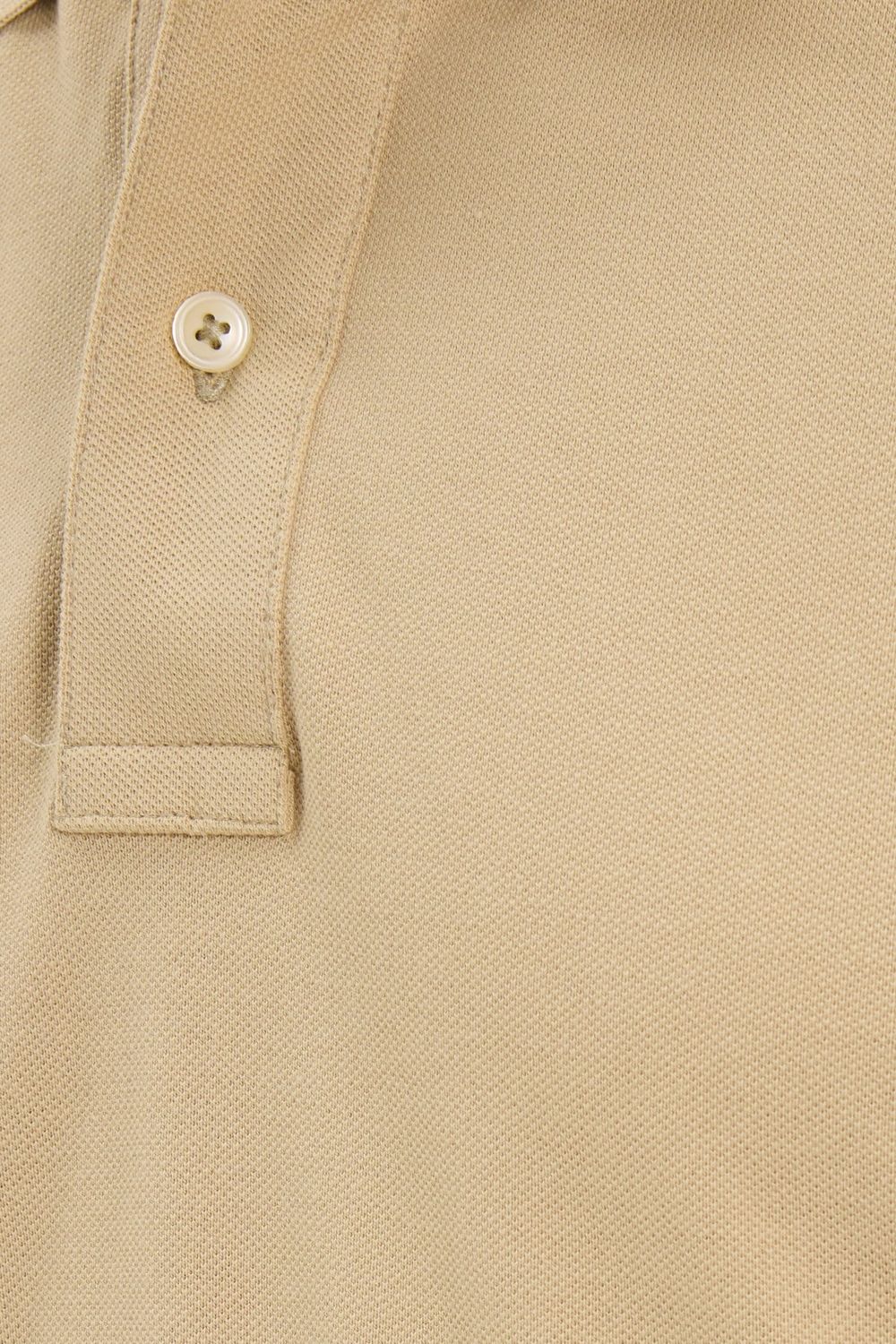 Erkek Slim Fit Dar Kesim Premium Seri %100 Pamuk Yumuşak Dokulu Merserize Bej Polo Yaka Tişört 