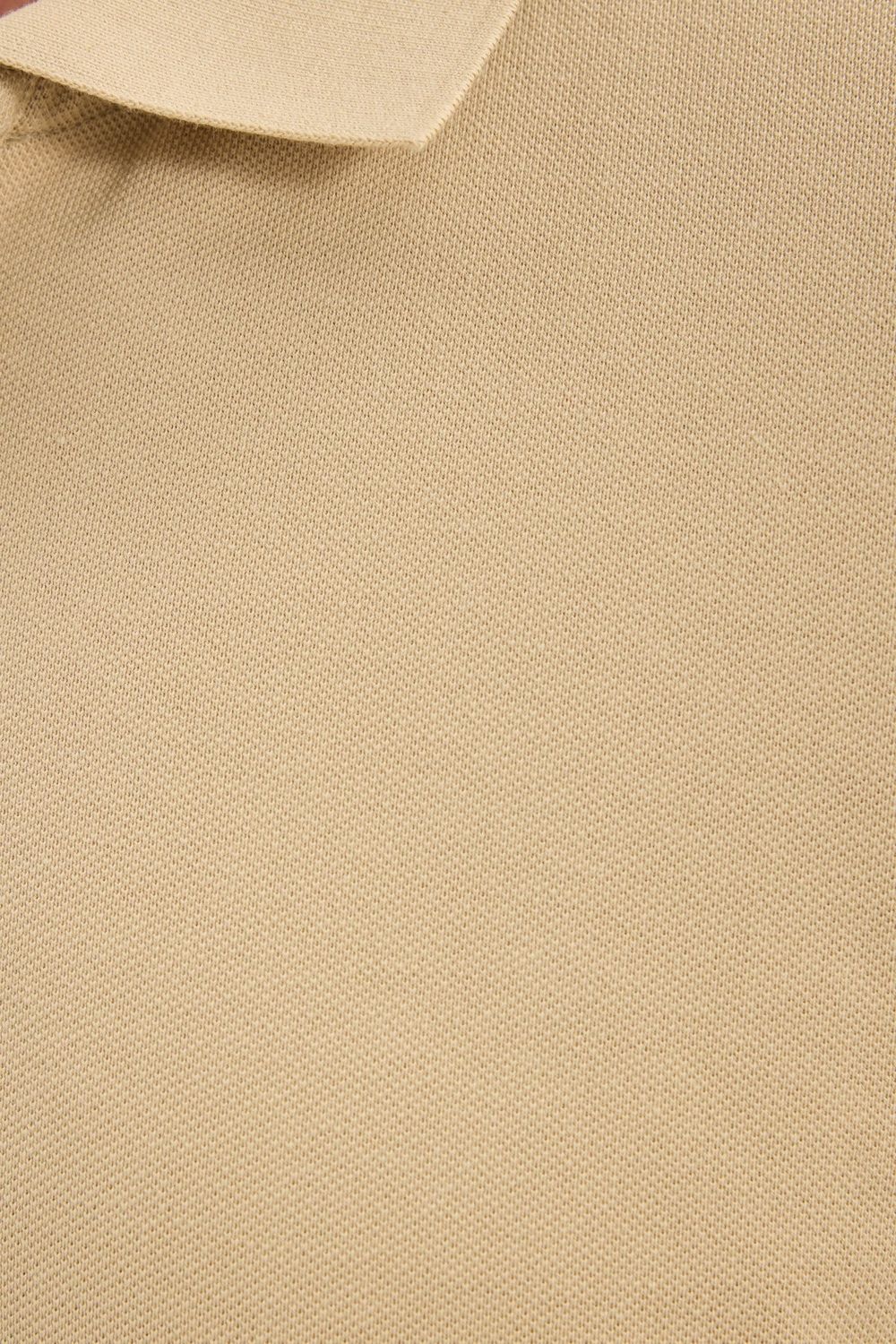 Erkek Slim Fit Dar Kesim Premium Seri %100 Pamuk Yumuşak Dokulu Merserize Bej Polo Yaka Tişört 