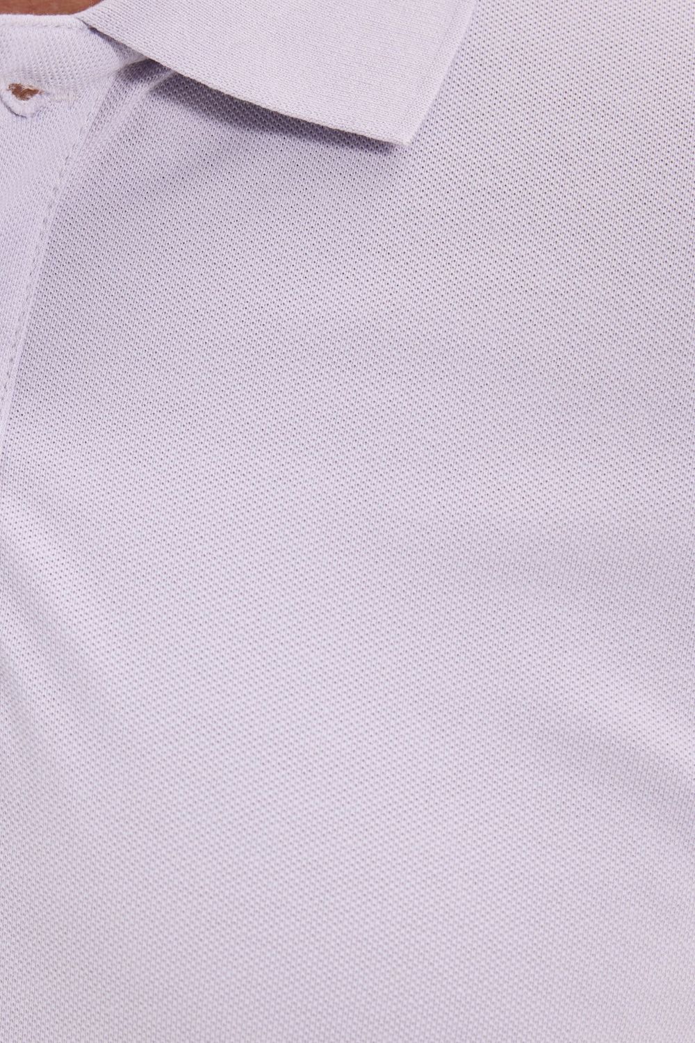 Erkek Slim Fit Dar Kesim Premium Seri %100 Pamuk Yumuşak Dokulu Merserize Lila Polo Yaka Tişört 