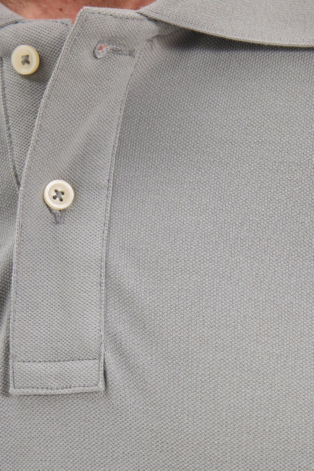 Erkek Slim Fit Dar Kesim Premium Seri %100 Pamuk Yumuşak Dokulu Merserize Gri Polo Yaka Tişört 