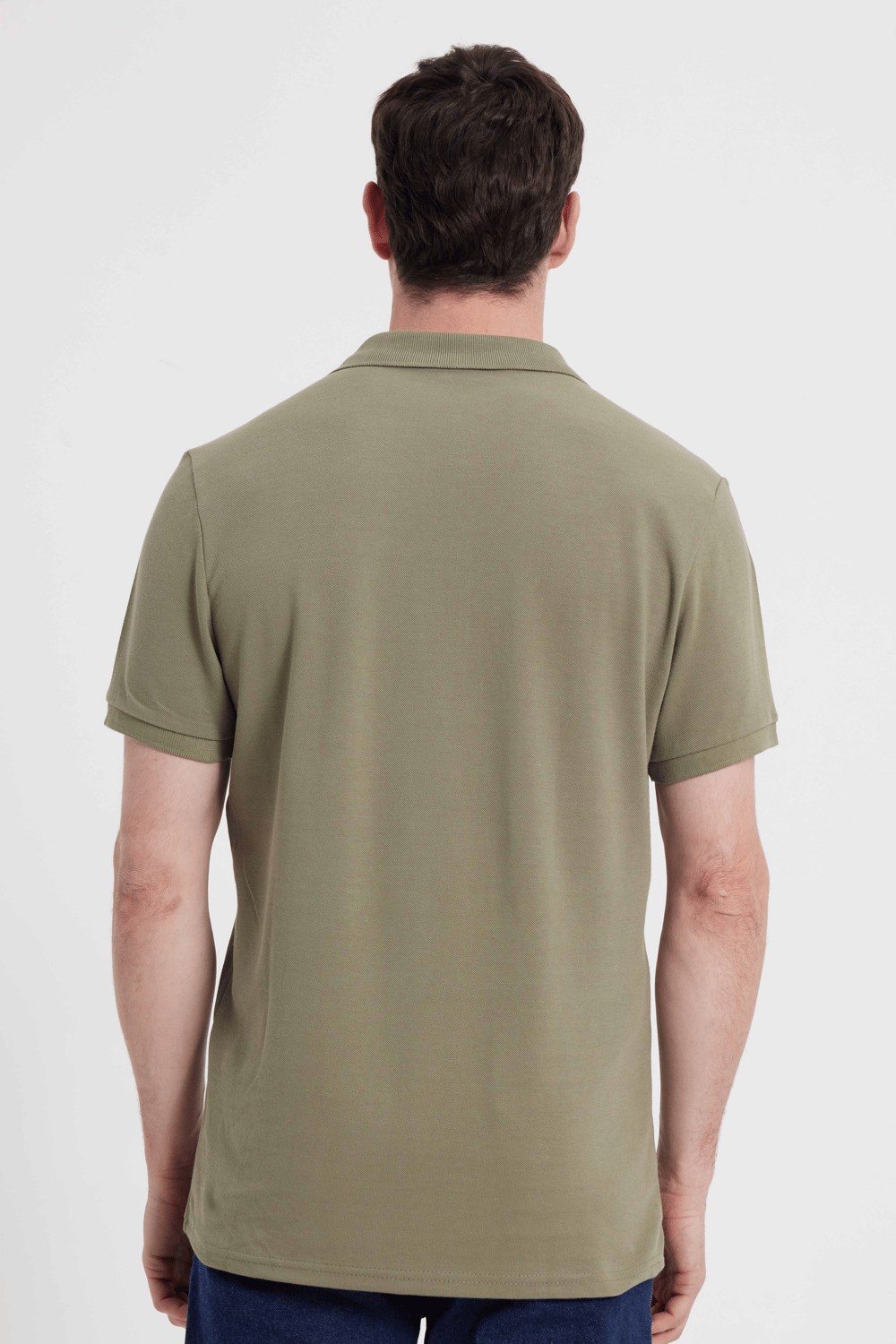 SLIM FIT PLAIN PIQUE T-SHIRT 25/26  TİŞÖRT