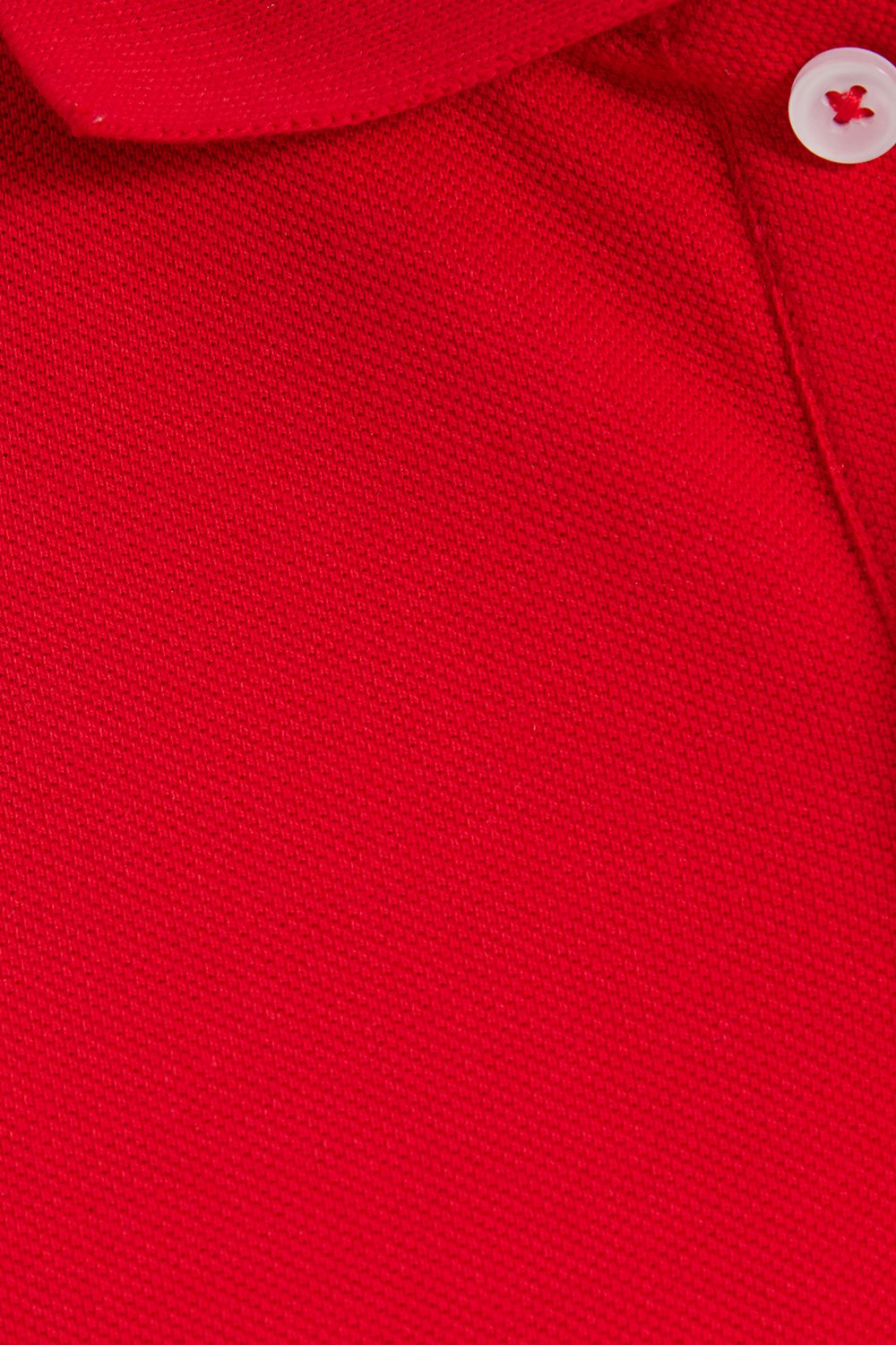 Erkek Slim Fit Dar Kesim %100 Pamuk Kırmızı Polo Yaka Tişört