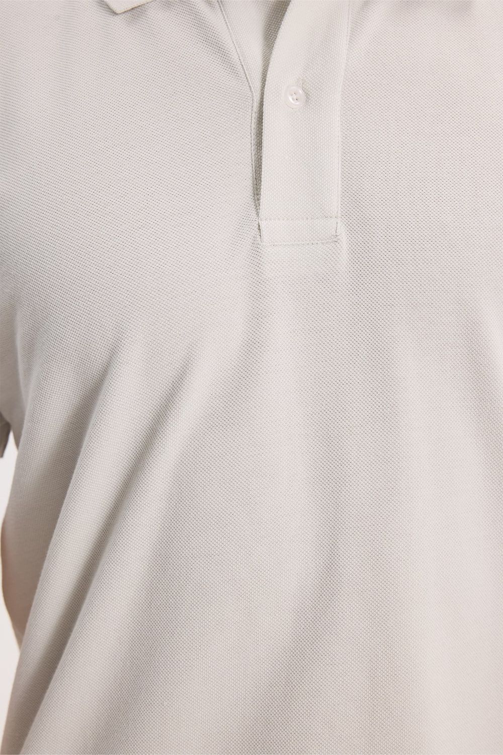 Erkek Slim Fit Dar Kesim %100 Pamuk Kısa Kollu Polo Yaka Yeşil Tişört