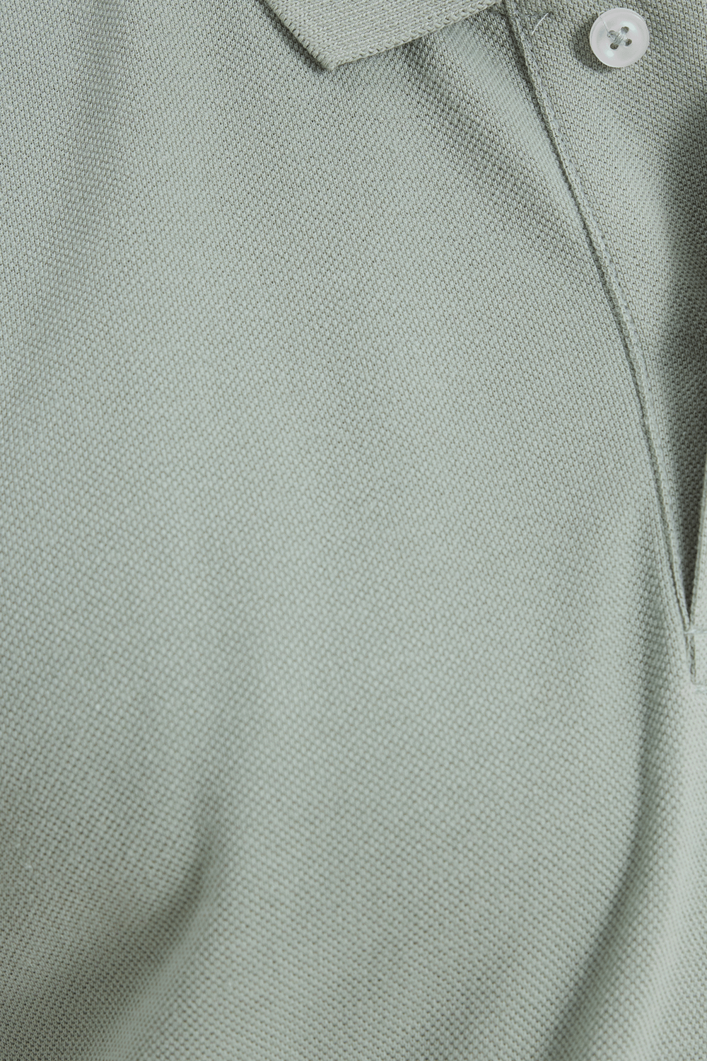 Erkek Slim Fit Dar Kesim %100 Pamuk Yeşil Polo Yaka Tişört