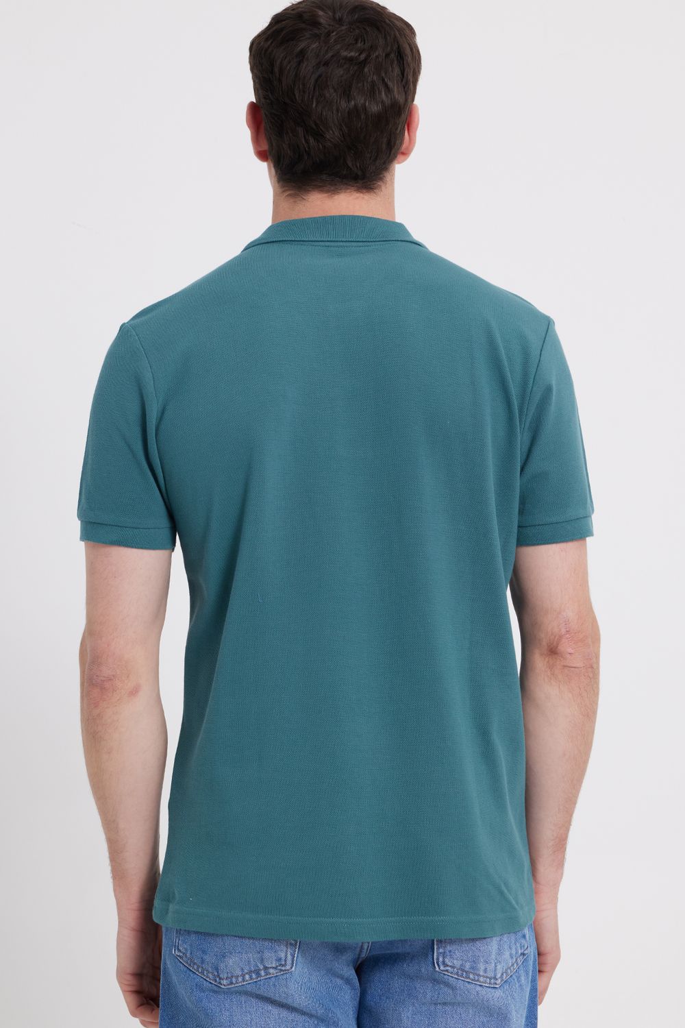 SLIM FIT PLAIN PIQUE T-SHIRT 25/26  TİŞÖRT