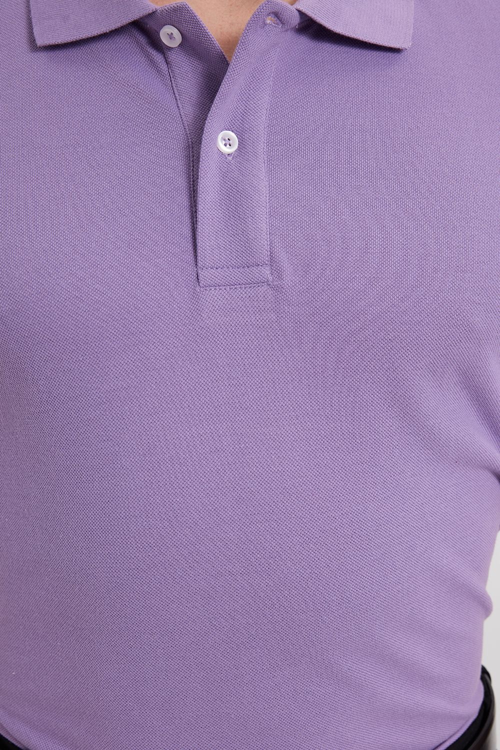 SLIM FIT PLAIN PIQUE T-SHIRT 25/26  TİŞÖRT