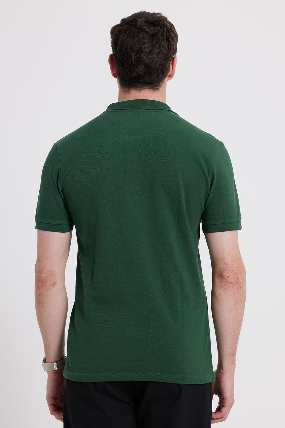 SLIM FIT PLAIN PIQUE T-SHIRT 25/26  TİŞÖRT