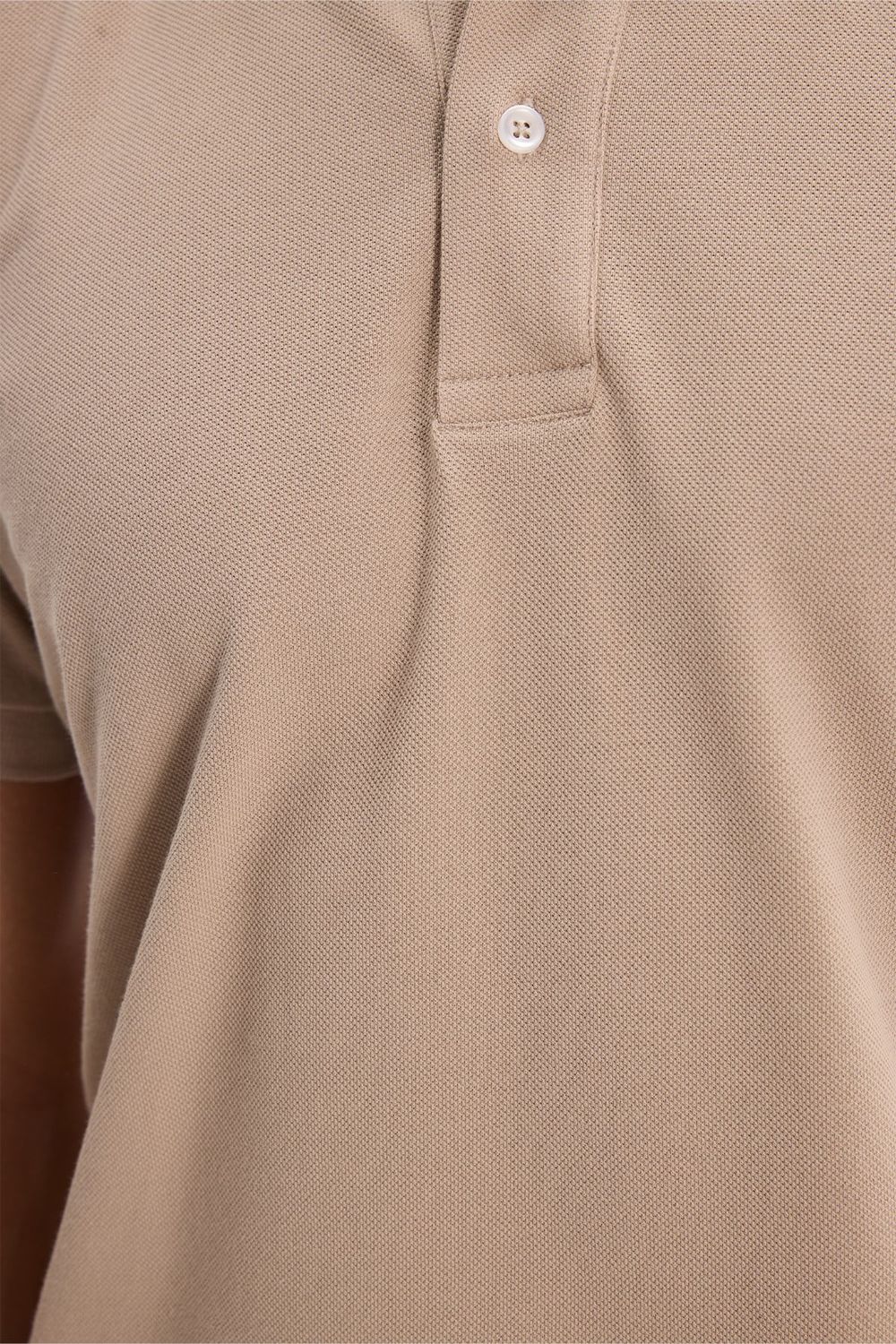 Erkek Slim Fit Dar Kesim %100 Pamuk Kısa Kollu Polo Yaka Taş Tişört