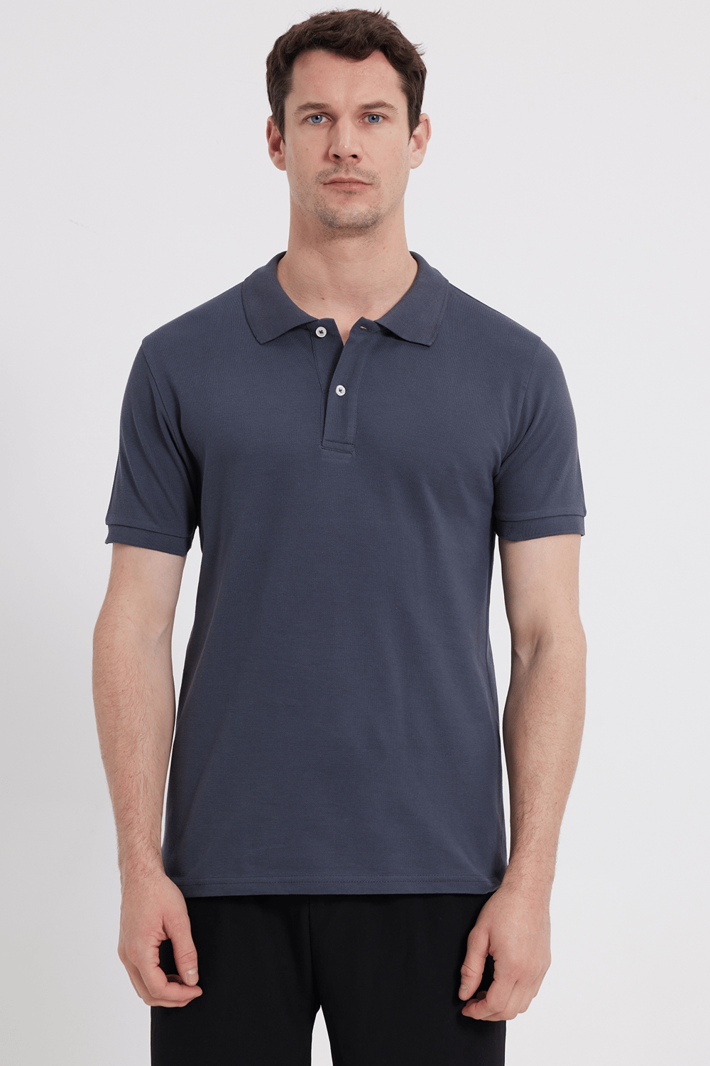 SLIM FIT PLAIN PIQUE T-SHIRT 25/26  TİŞÖRT