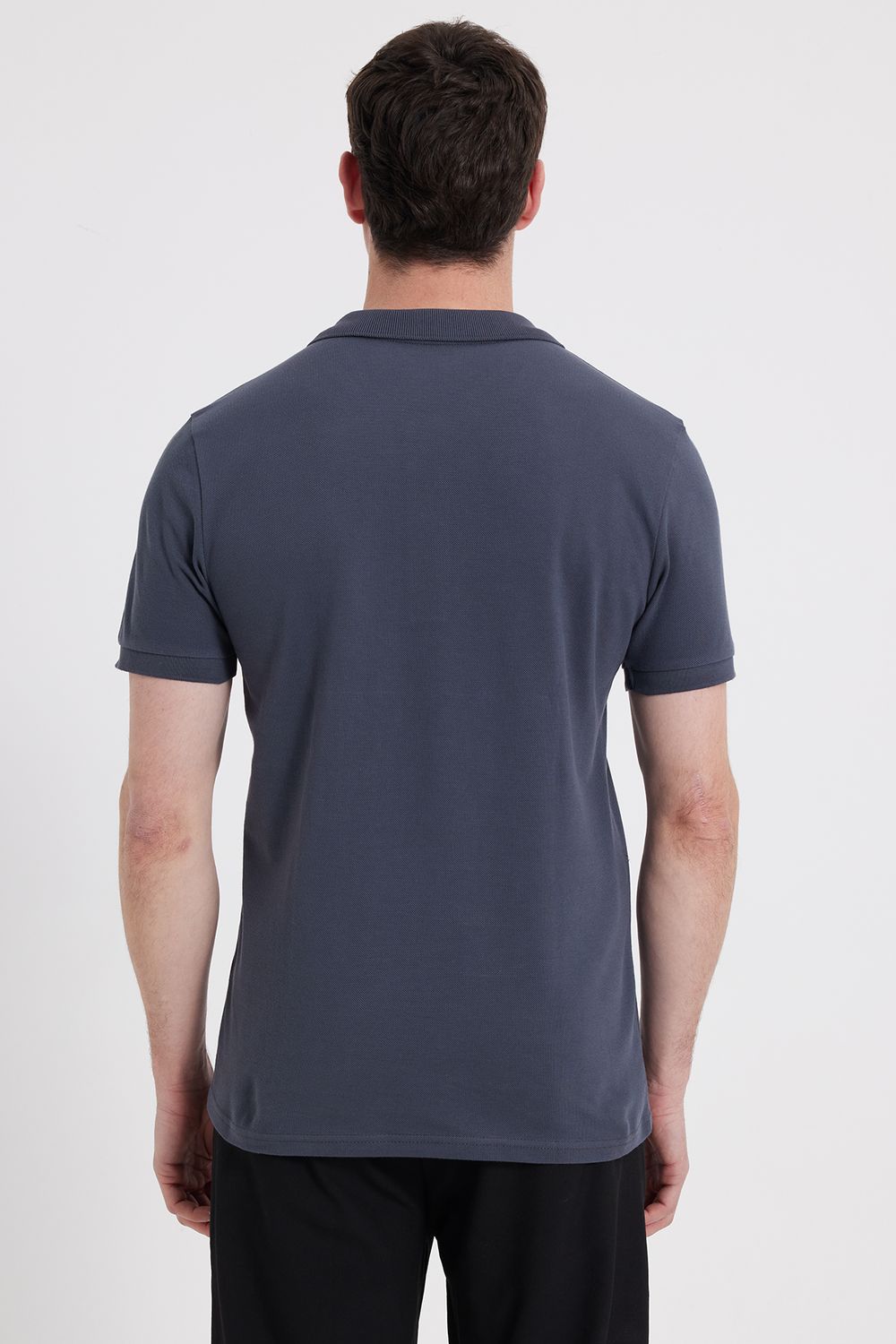 SLIM FIT PLAIN PIQUE T-SHIRT 25/26  TİŞÖRT