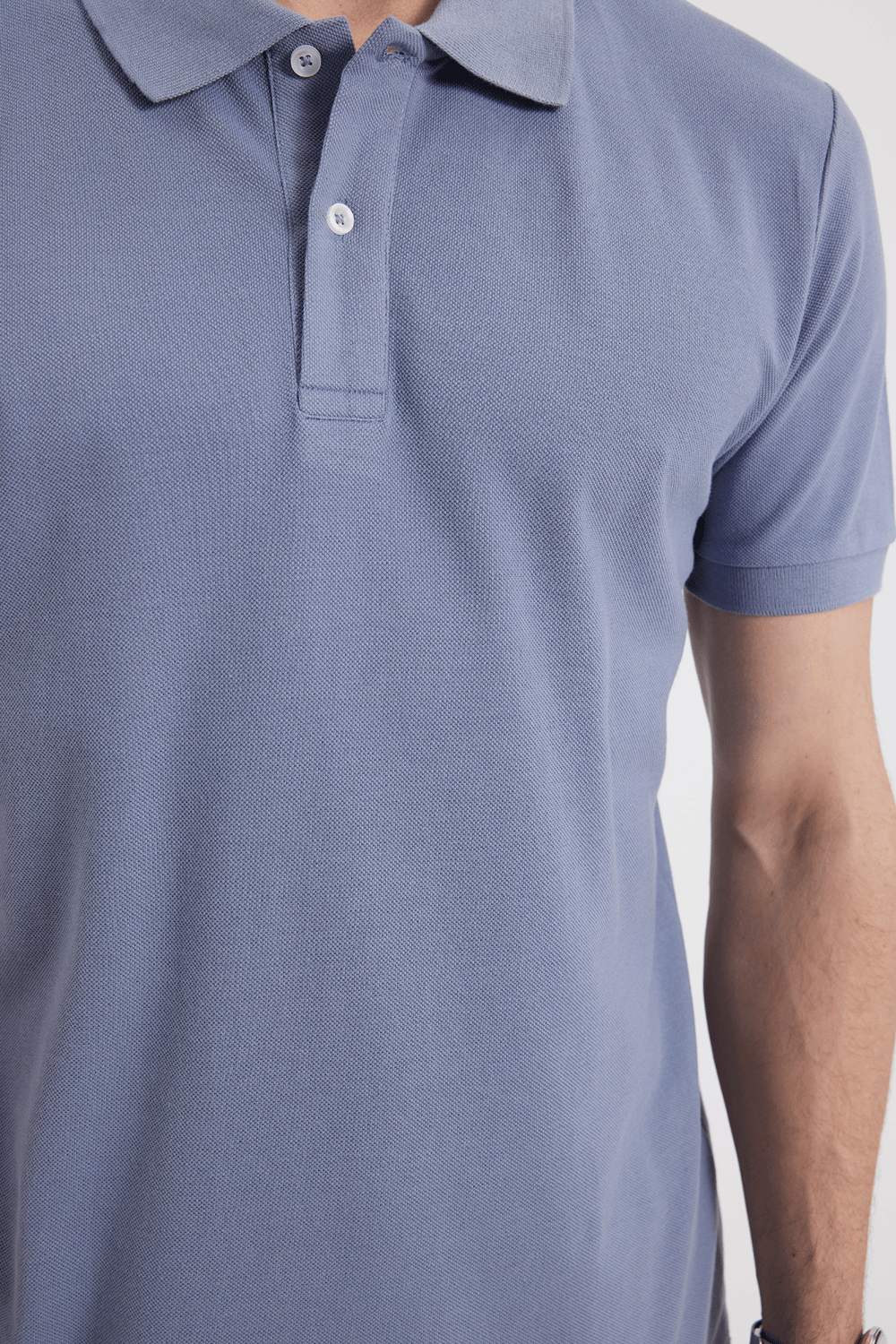 SLIM FIT PLAIN PIQUE T-SHIRT 25/26  TİŞÖRT