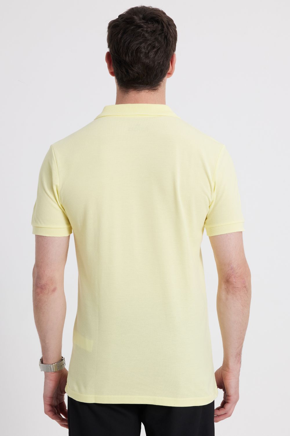 SLIM FIT PLAIN PIQUE T-SHIRT 25/26  TİŞÖRT