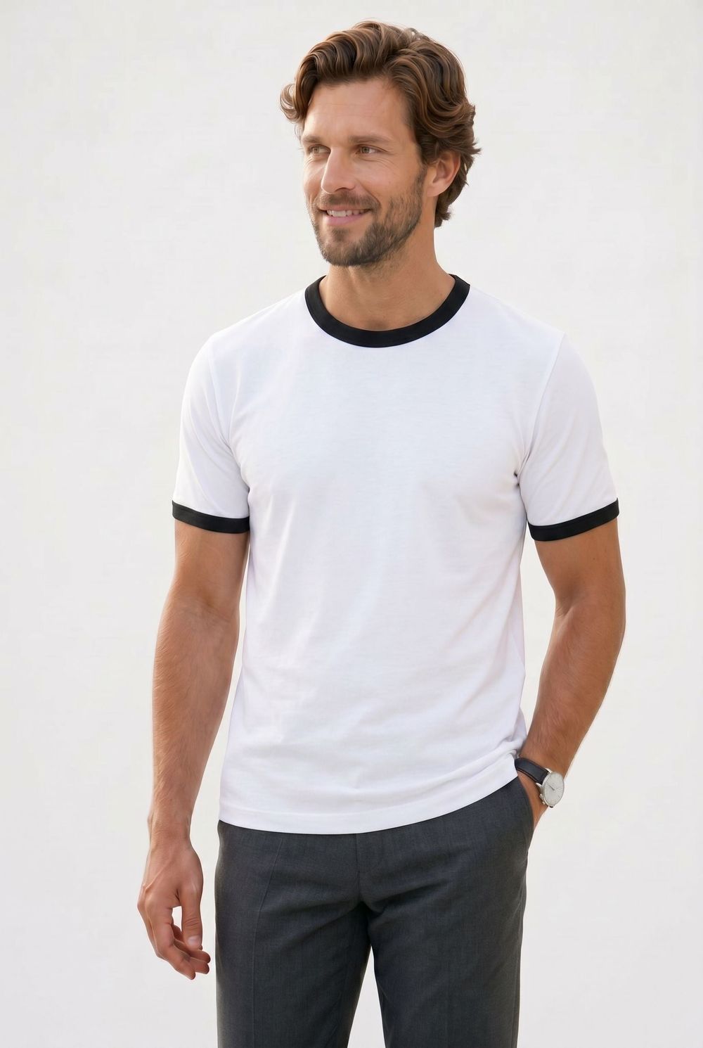 REGULAR FIT SHORT SLV BARCOLA  TİŞÖRT