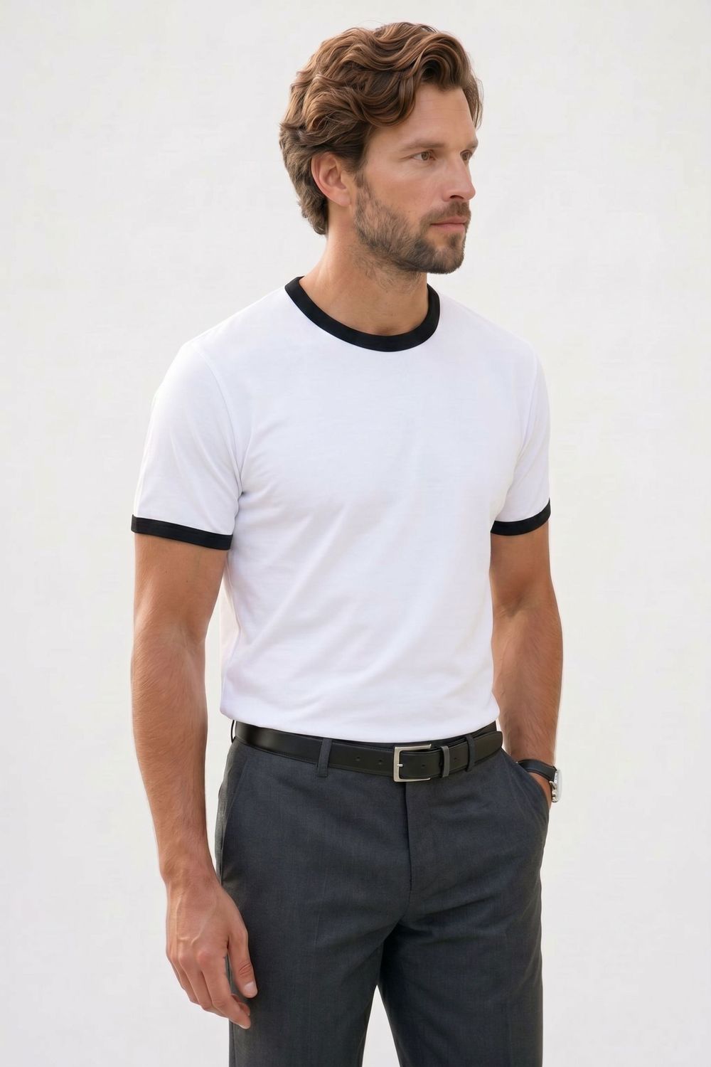 REGULAR FIT SHORT SLV BARCOLA  TİŞÖRT