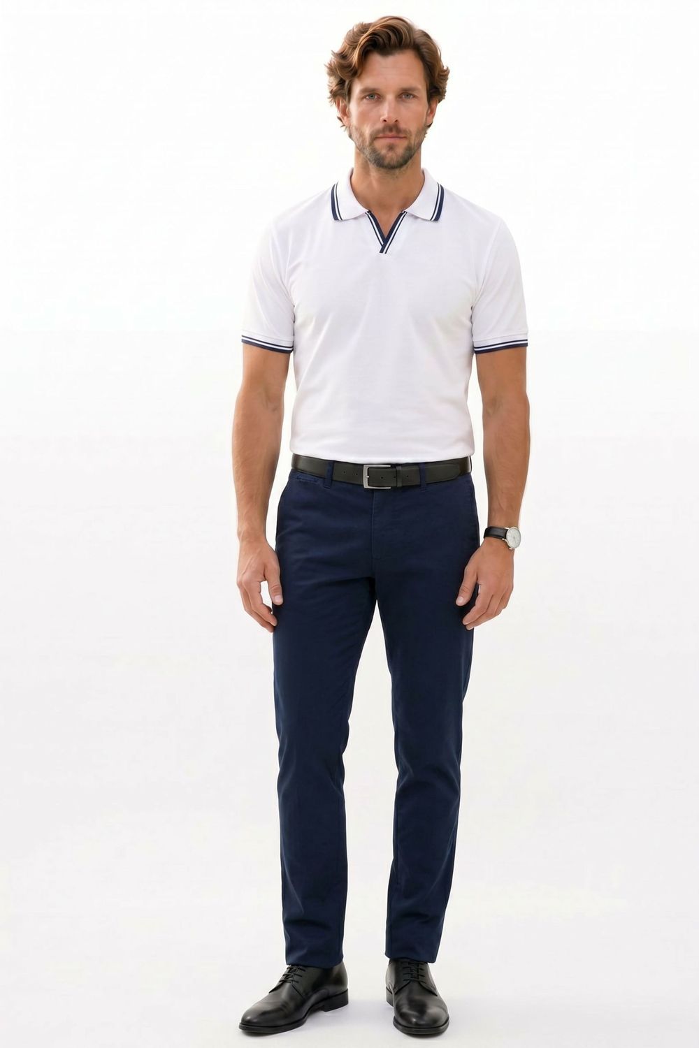 SLIM FIT T-SHIRT PIQUE PATO TİŞÖRT