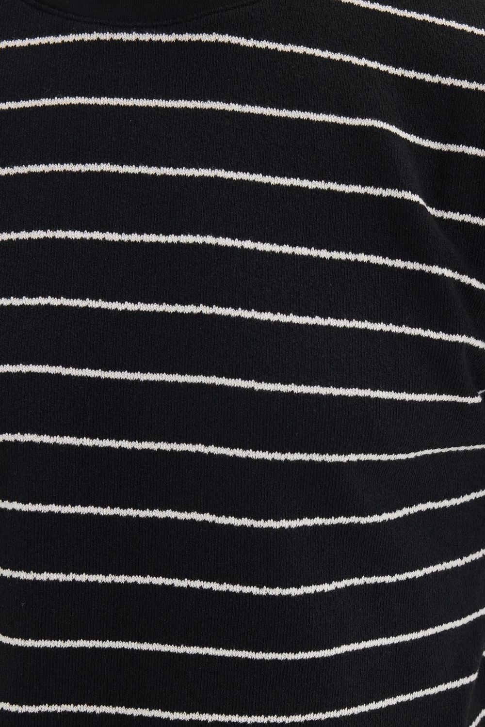 REGULAR FIT SHORT SLV STRIPE JACGUARD CREW NECK RODRI T-SHIRT