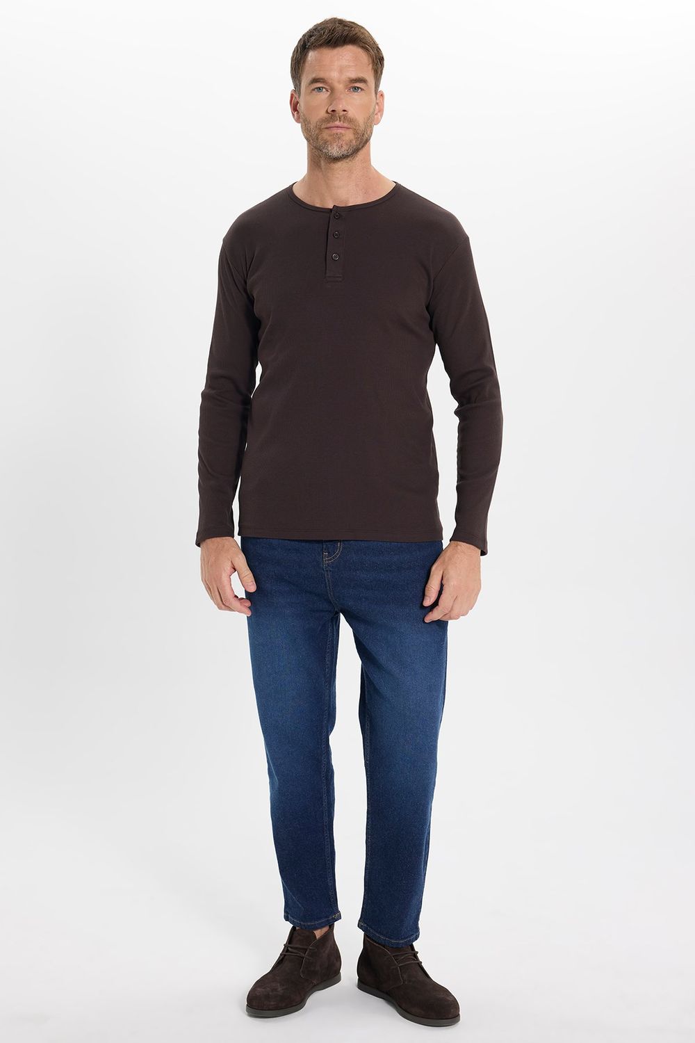 SLIM FIT LONG SLV  PEP  TİŞÖRT