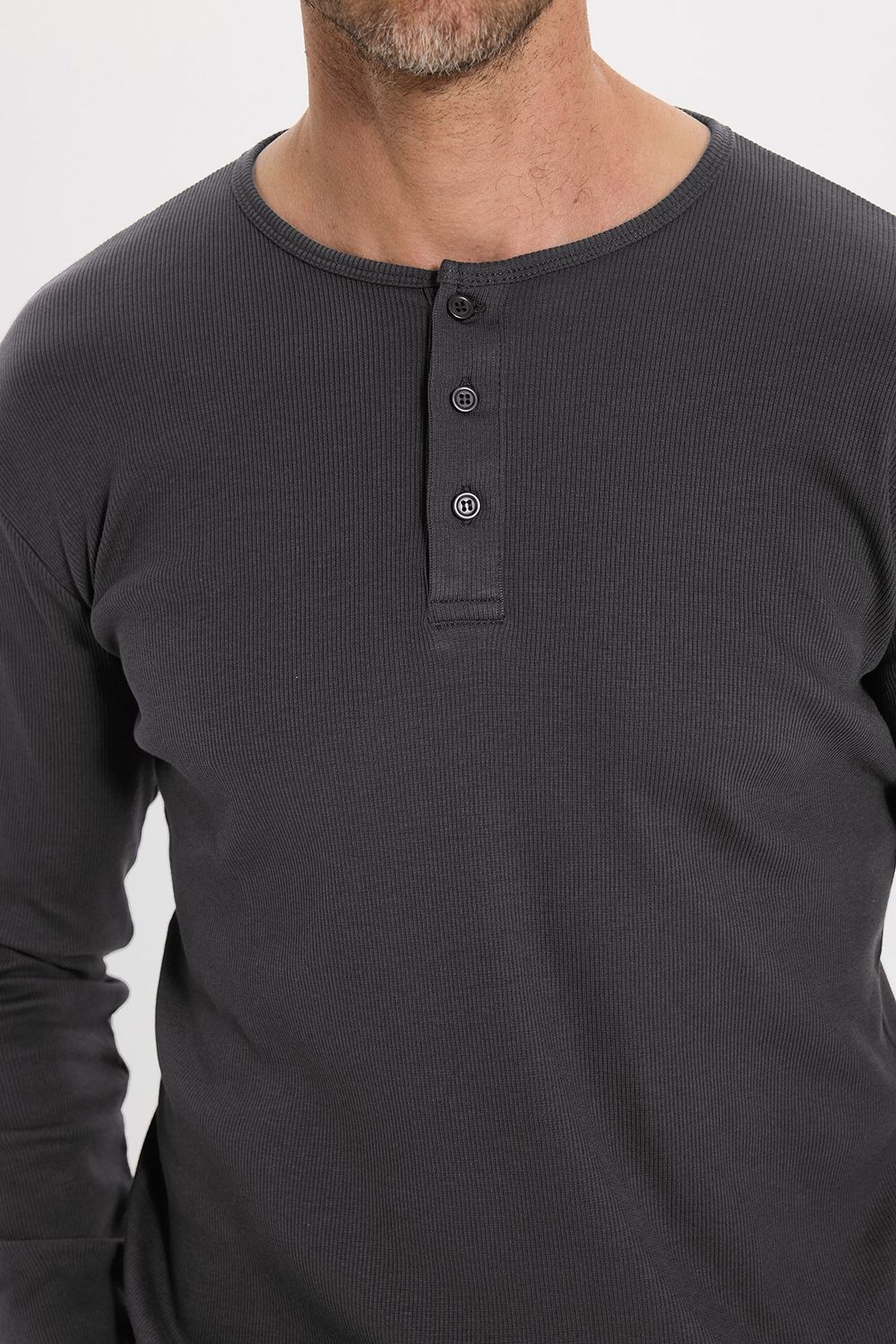 SLIM FIT LONG SLV  PEP  TİŞÖRT