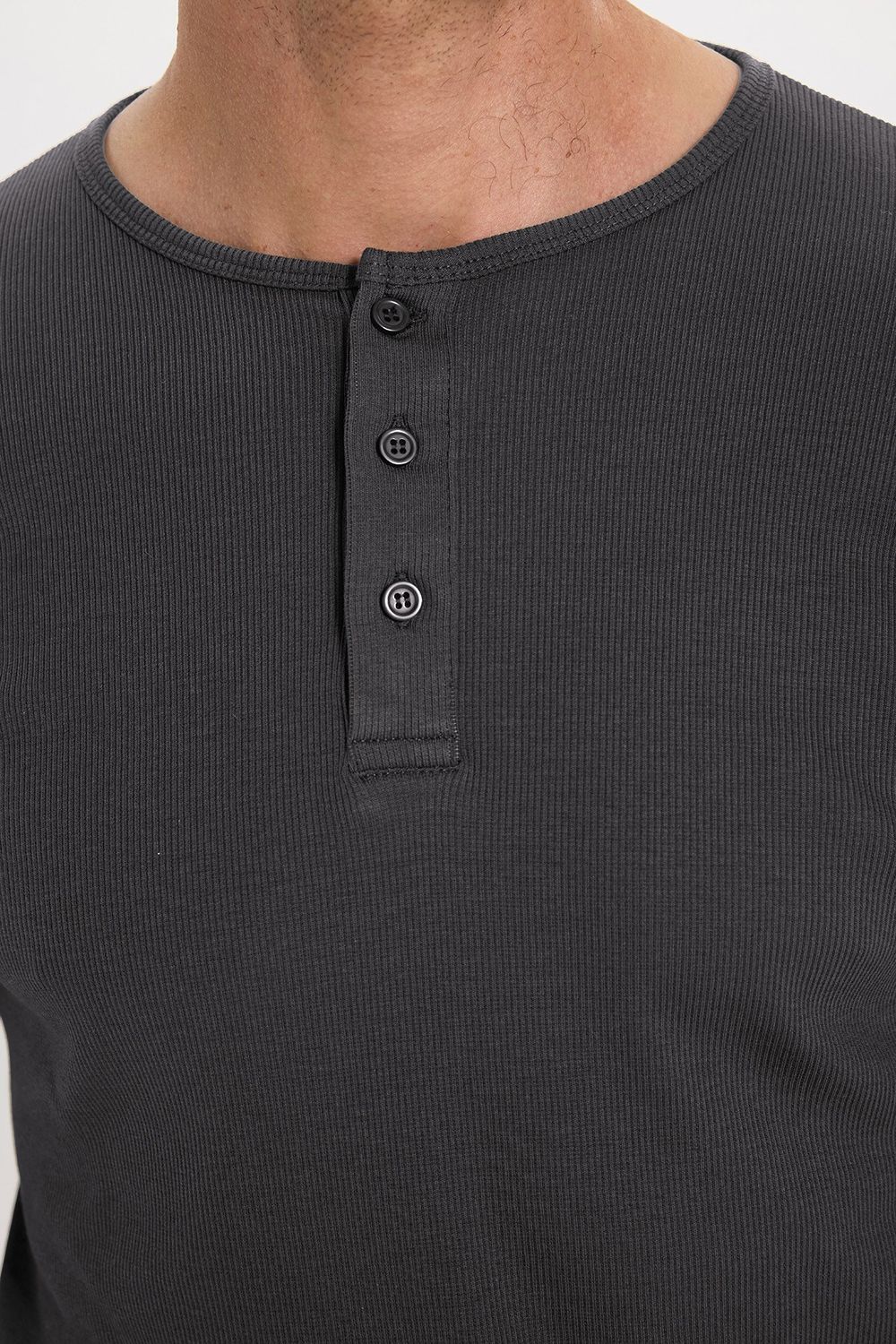 SLIM FIT LONG SLV  PEP  TİŞÖRT