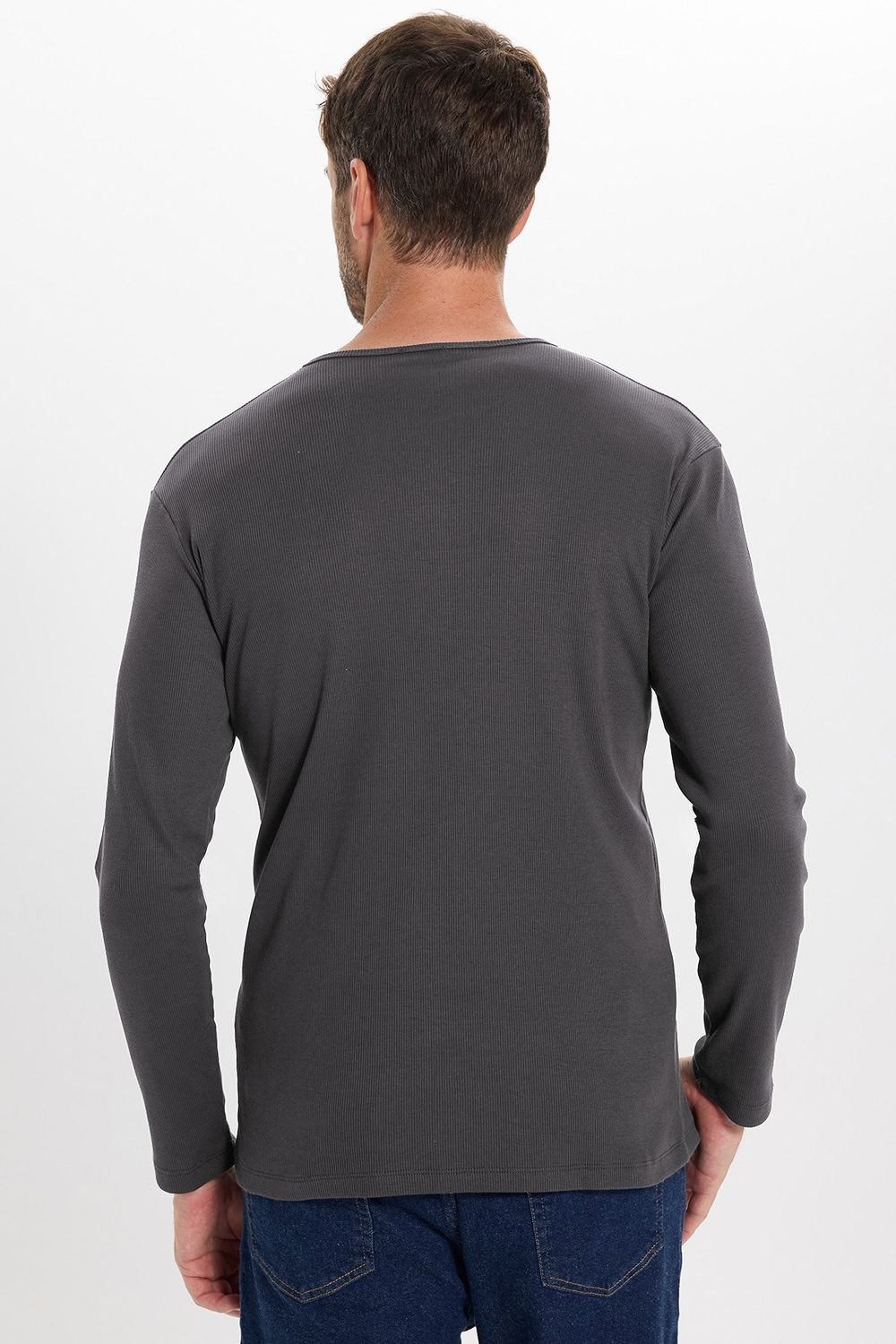 SLIM FIT LONG SLV  PEP  TİŞÖRT