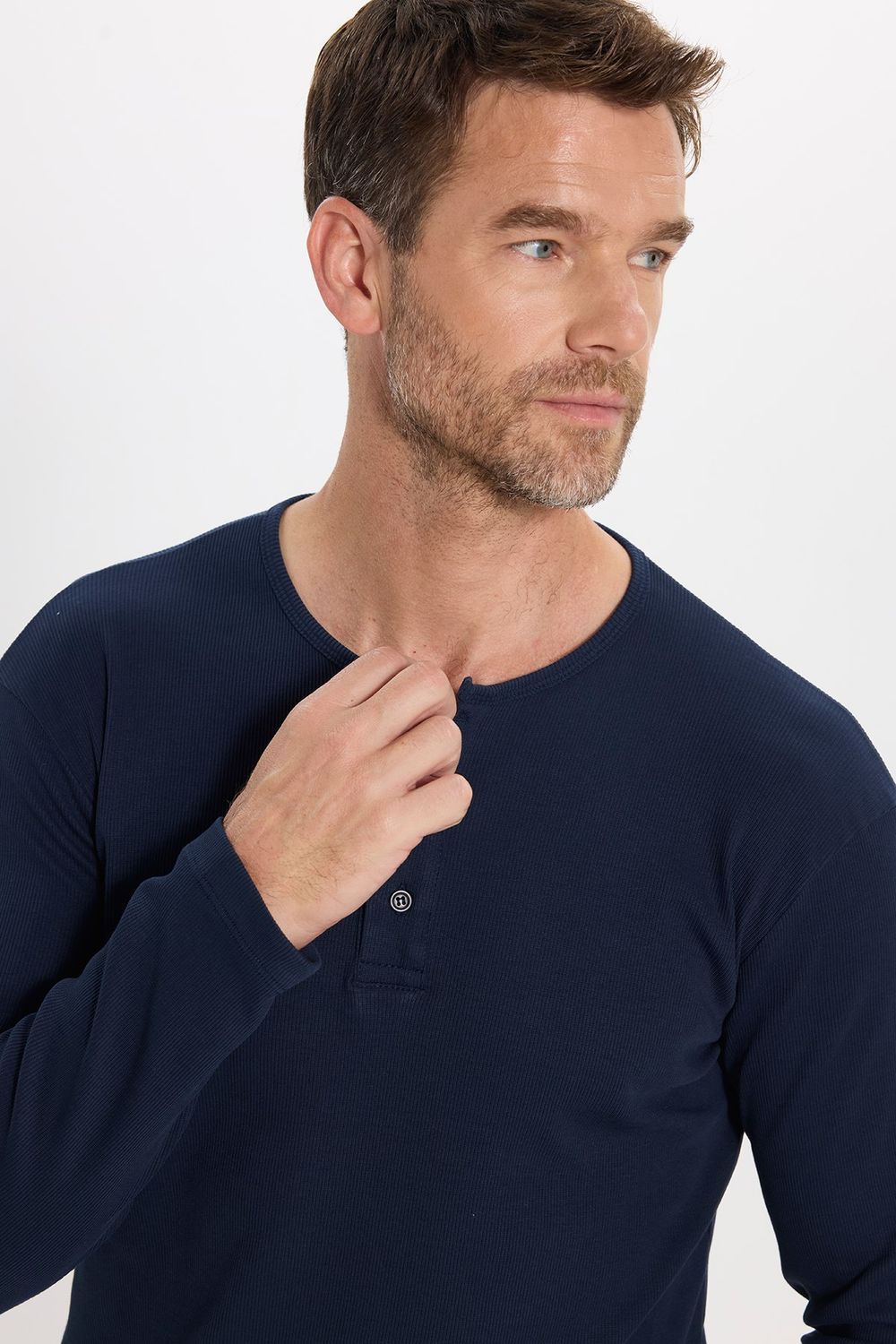 SLIM FIT LONG SLV  PEP  TİŞÖRT