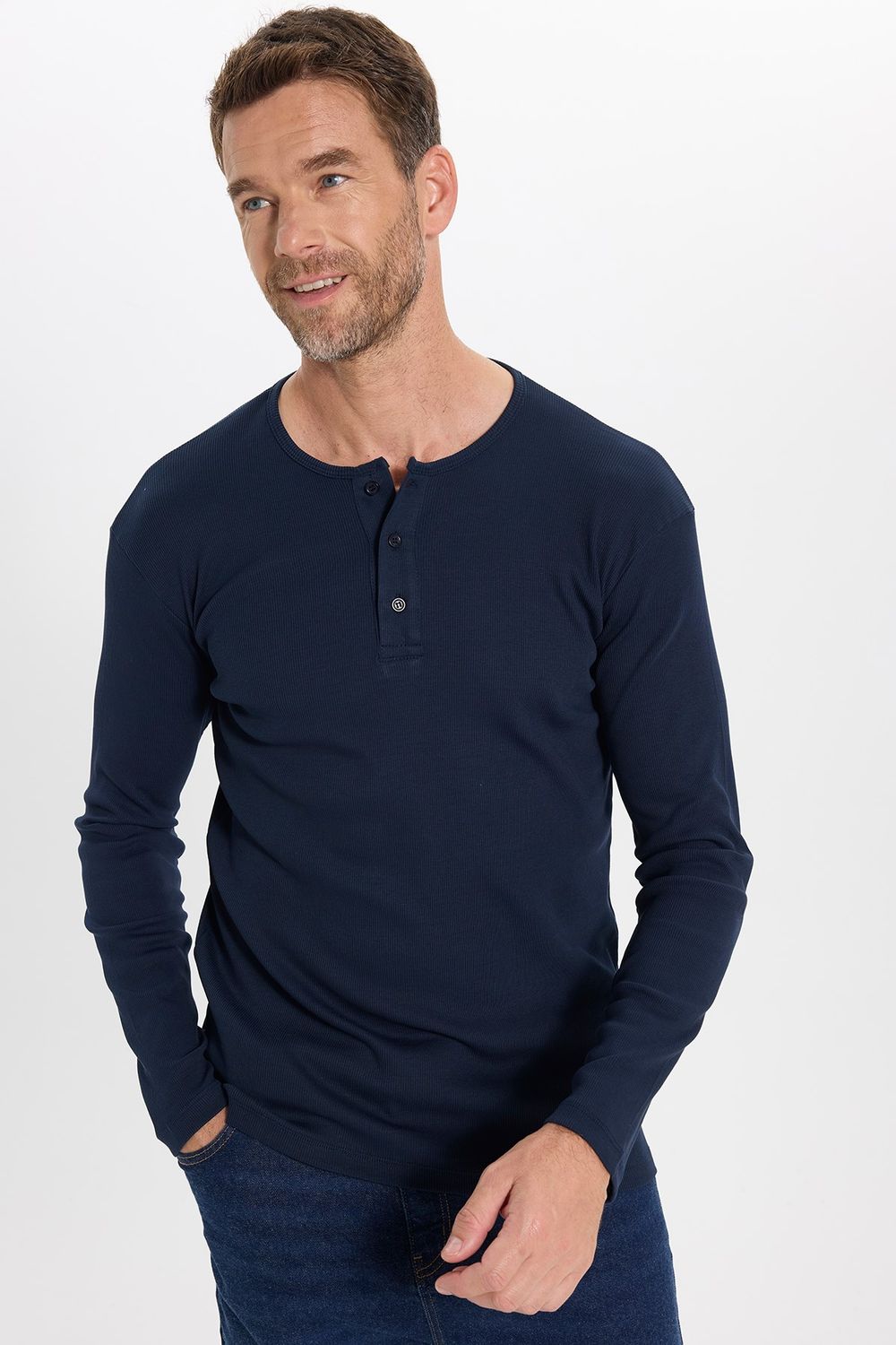 SLIM FIT LONG SLV  PEP  TİŞÖRT