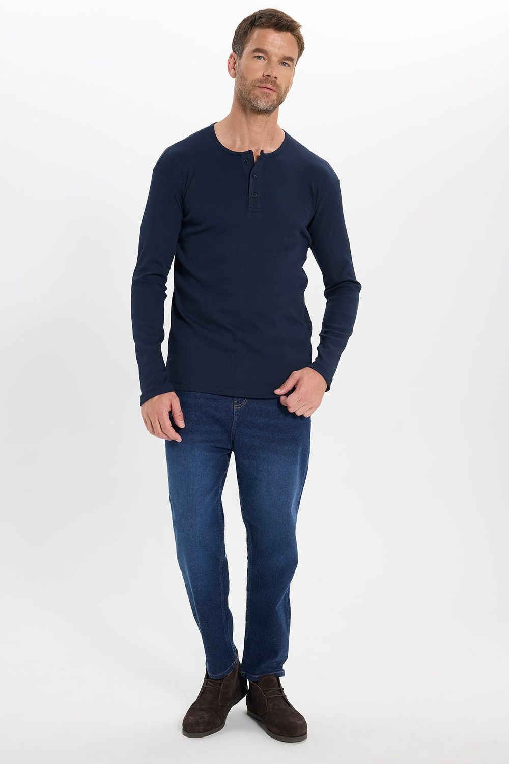 SLIM FIT LONG SLV  PEP  TİŞÖRT