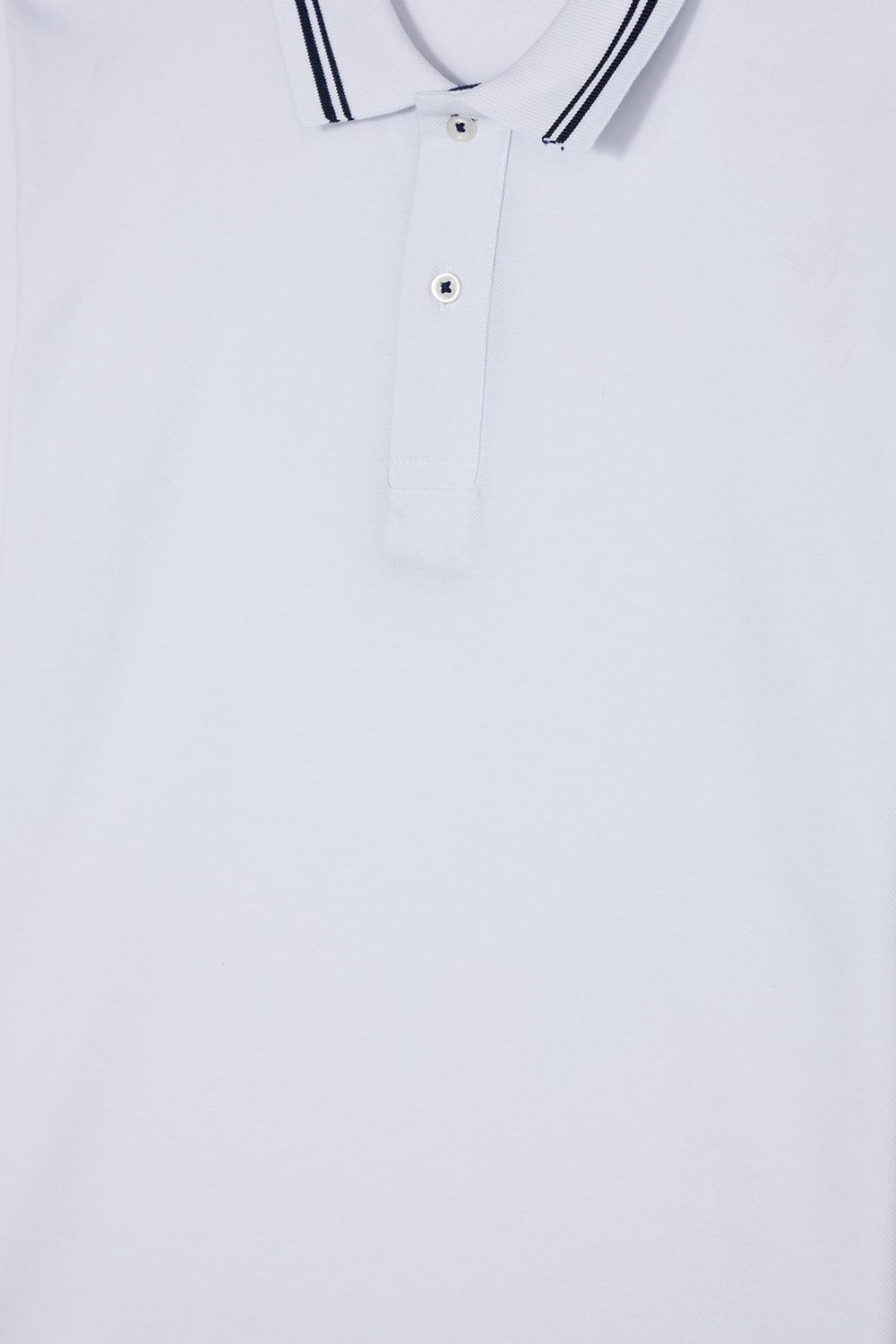 SLIM FIT LONG SLV PIQUE T-SHIRT MANE