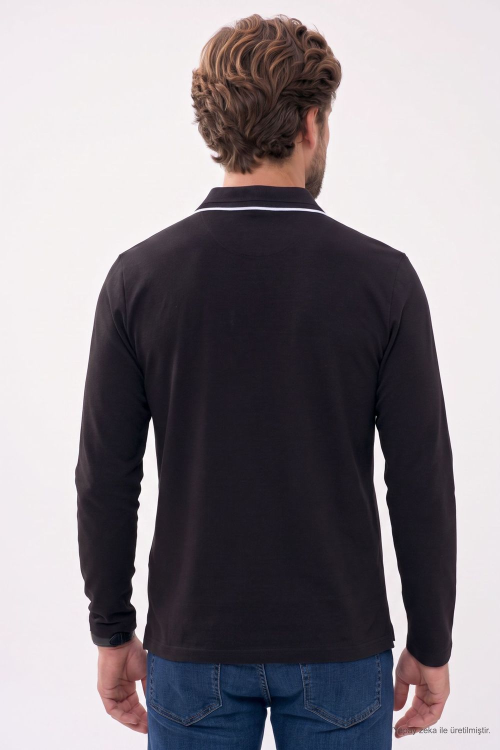 SLIM FIT LONG SLV PIQUE T-SHIRT CASEMIRO