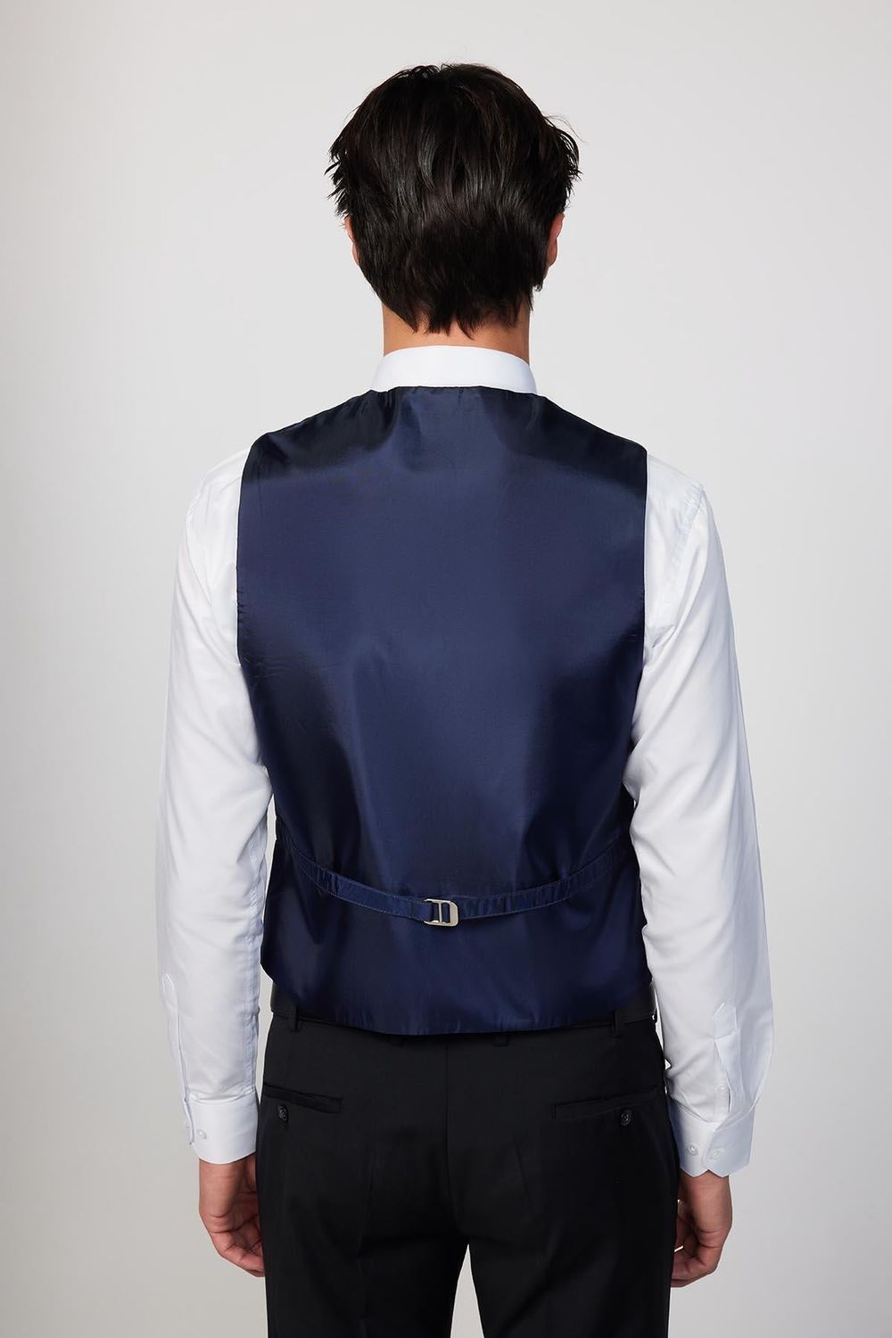 Slim Fit Dar Kesim 3 Cepli 4 Mevsim Düz Gri Erkek Yelek