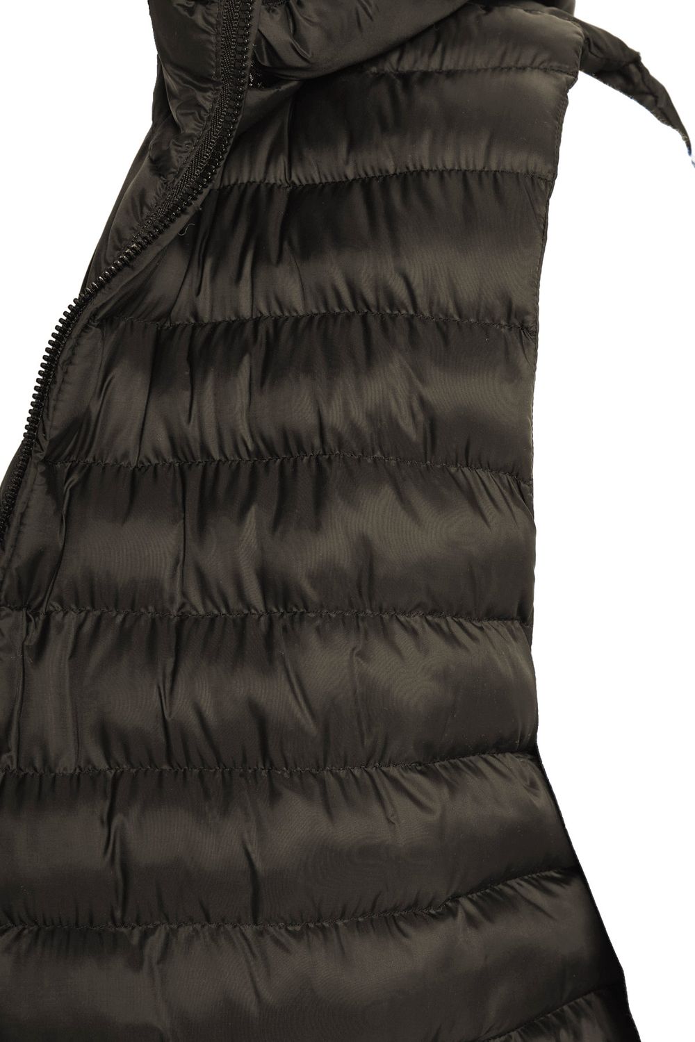 Erkek Slim Fit Dar Kesim Rüzgar Geçirmez Cepli Haki Çıkarılabilir Kapüşonlu Sıcak Tutan Şişme Yelek