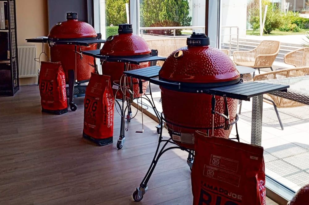 Kamado Joe seramik barbekü teşhir alanı