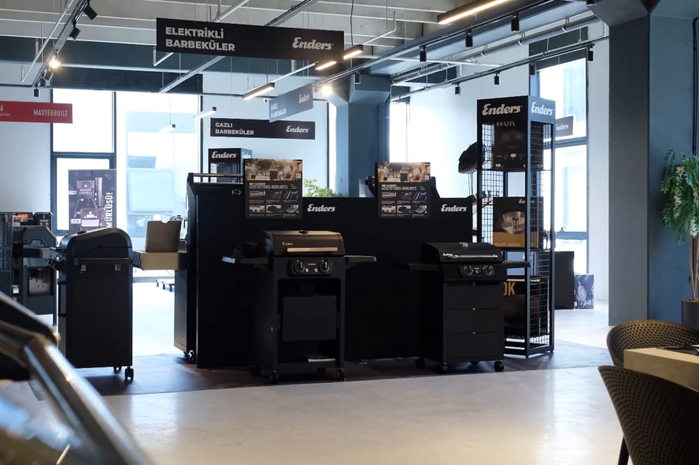 Enders barbekü teşhir alanı