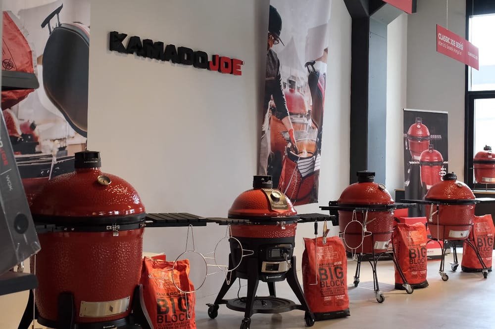 Kamado Joe seramik barbekü teşhir alanı
