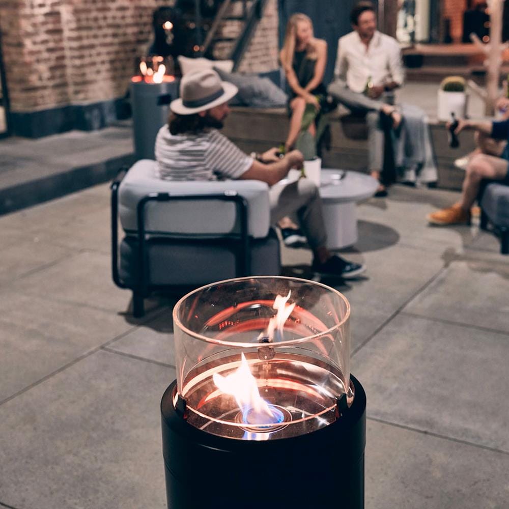 Enders Nova Led Gazlı Ateş Çukuru Siyah Firepit