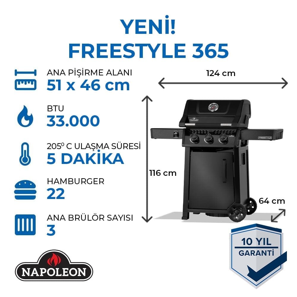 Freestyle 365 Gazlı Mangal 2026 Model