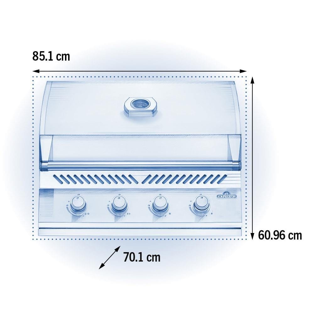 Napoleon Built-in 500 Serisi 32 Tezgah Üstü Gazlı Barbekü | Gazlı Mangal