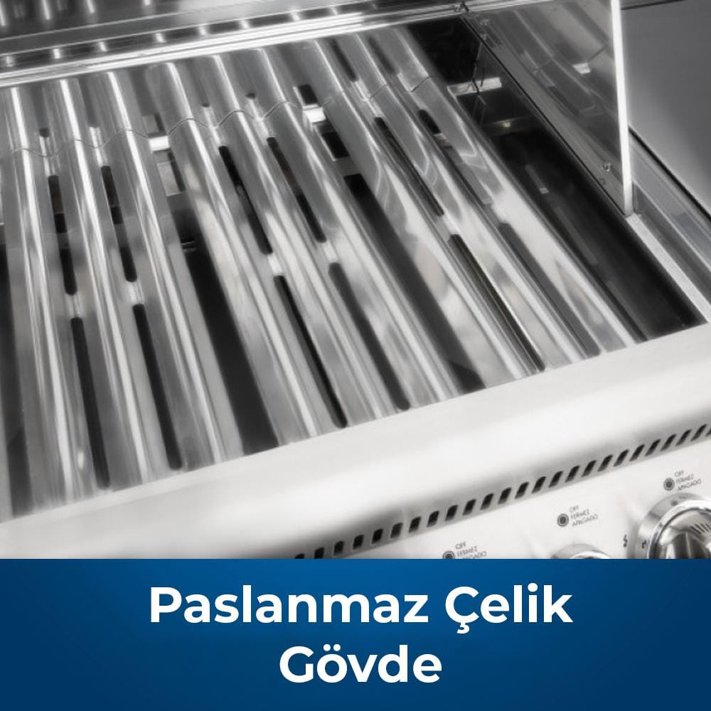 Napoleon Built-in Lex 605 RBI Tezgah Üstü Gazlı Barbekü | Gazlı Mangal