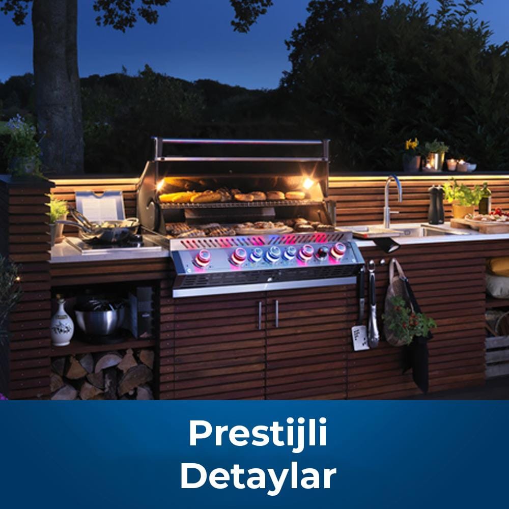 Napoleon Built-in Prestige Pro 665 Rb Tezgah Üstü Gazlı Barbekü | Gazlı Mangal