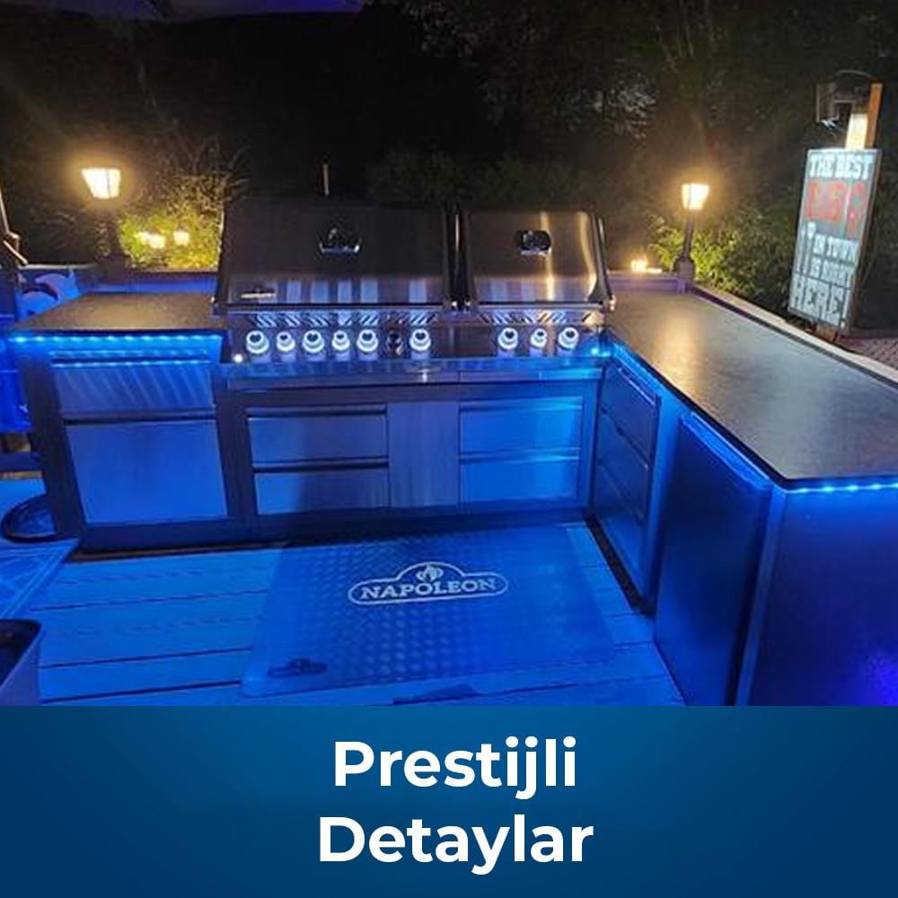 Napoleon Built-in Prestige Pro 825 Rbi Tezgah Üstü Gazlı Barbekü | Gazlı Mangal