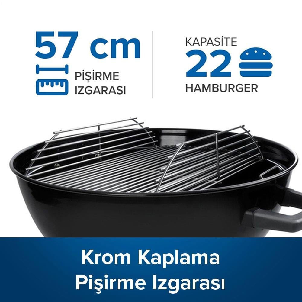 Napoleon Nk22k-Leg Kömürlü Barbekü | Kömürlü Mangal 57 cm