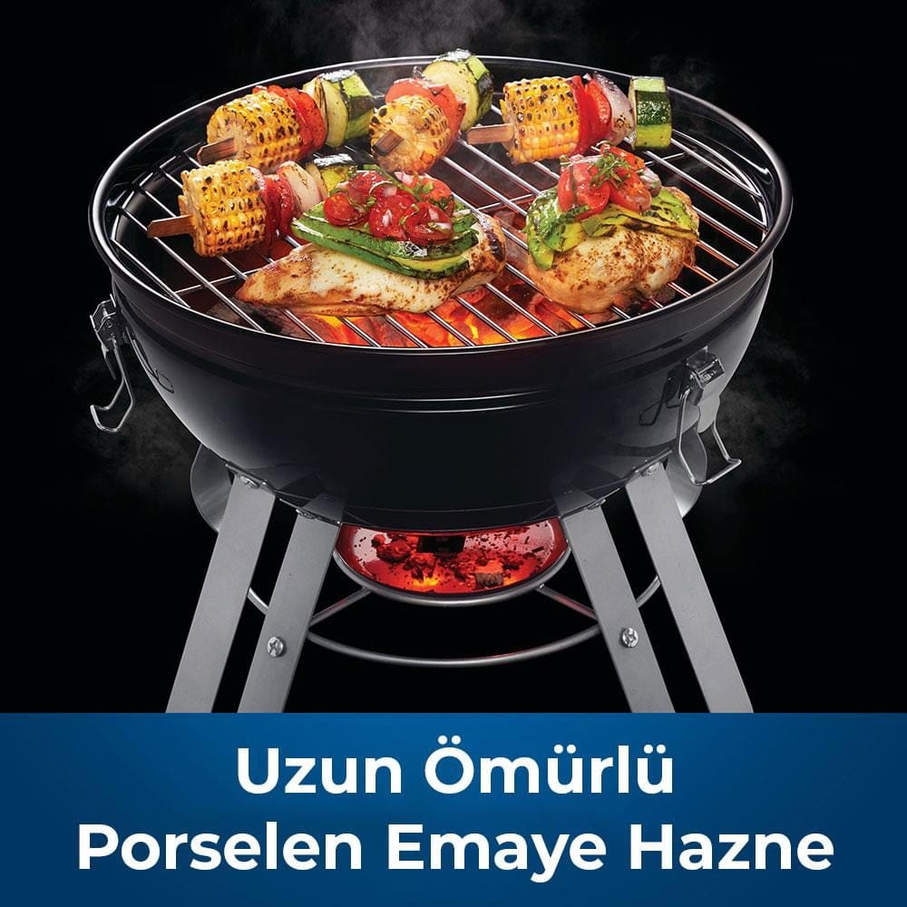 Napoleon Premium 14 Taşınabilir Kömürlü Mangal | Barbekü 35cm