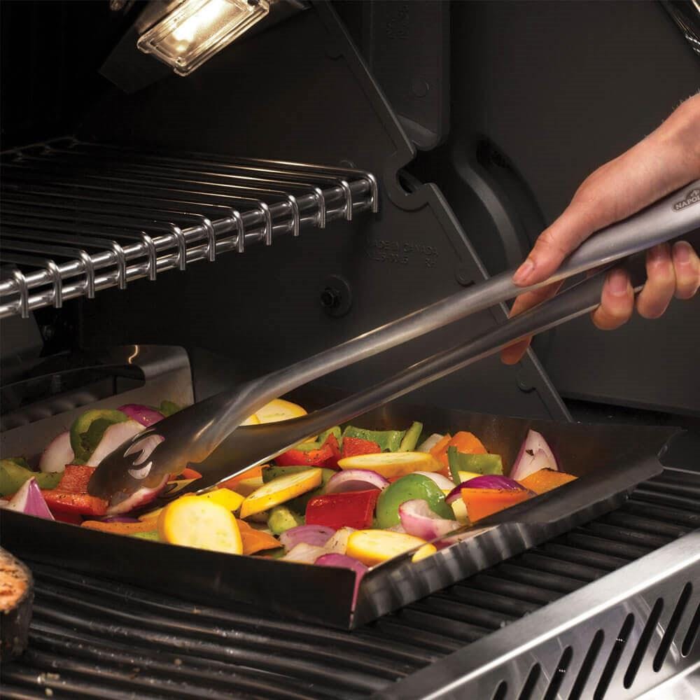 Napoleon Pro Üçlü Set Spatula, Maşa, Sos Fırçası Paslanmaz Çelik