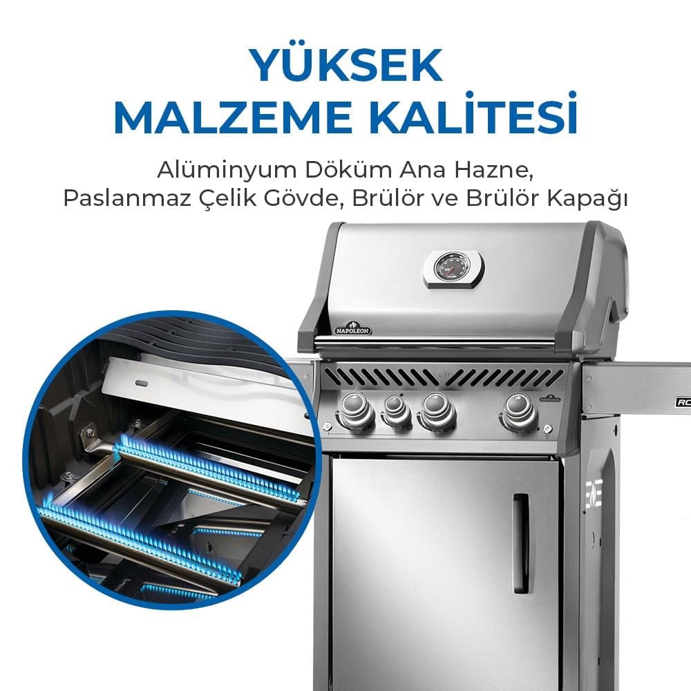 Napoleon Rogue Pro 425 Sib Gazlı Barbekü | Mangal