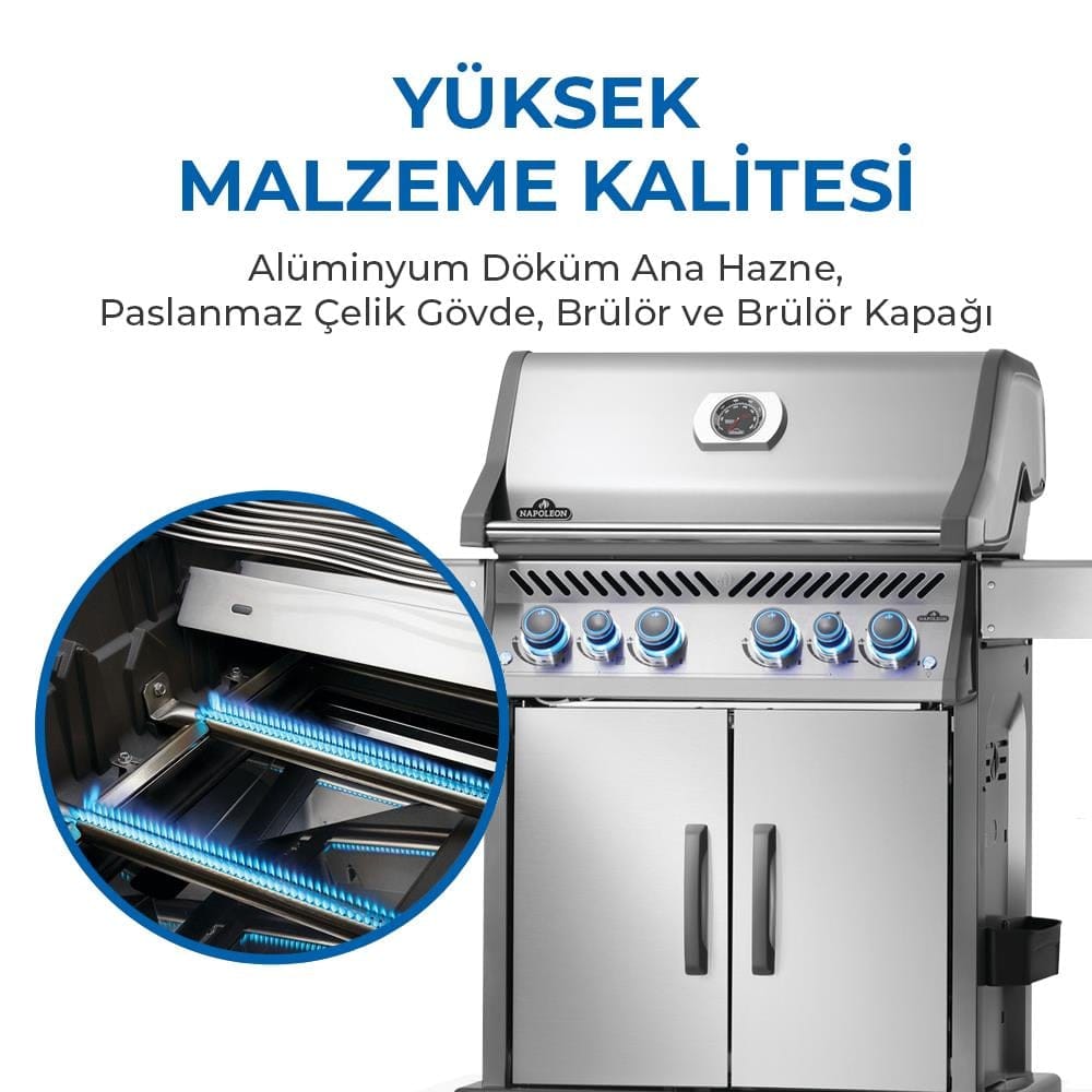 Napoleon Rogue Pro S 525 RSIB Gazlı Barbekü | Gazlı Mangal