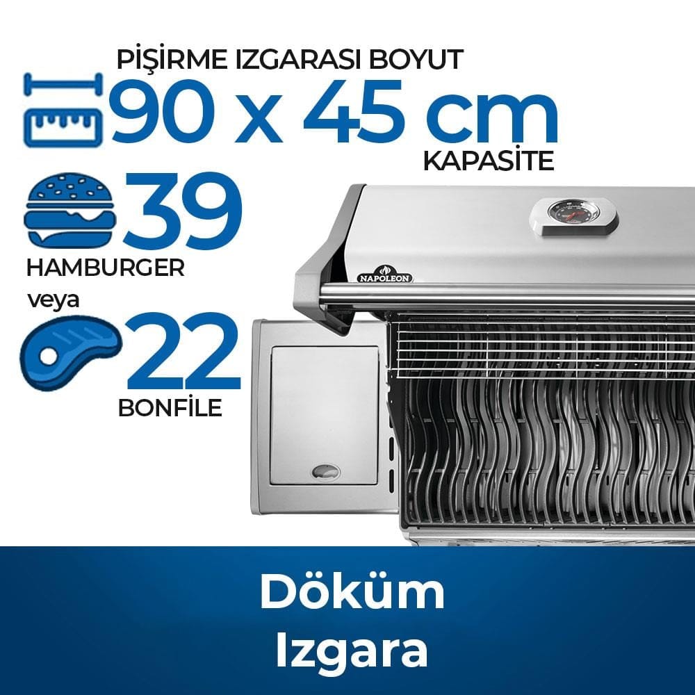 Napoleon Rogue XT 625 SIB Gazlı Barbekü | Gazlı Mangal