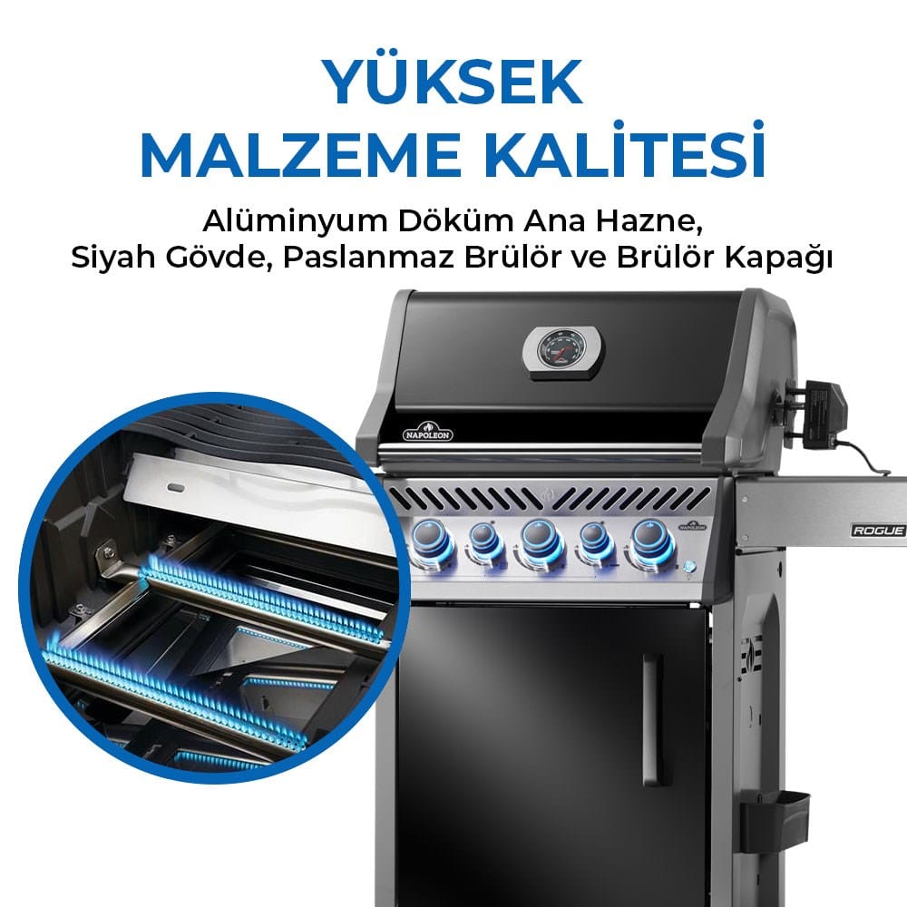 Rogue Pro S 425 RSIB Gazlı Mangal Siyah