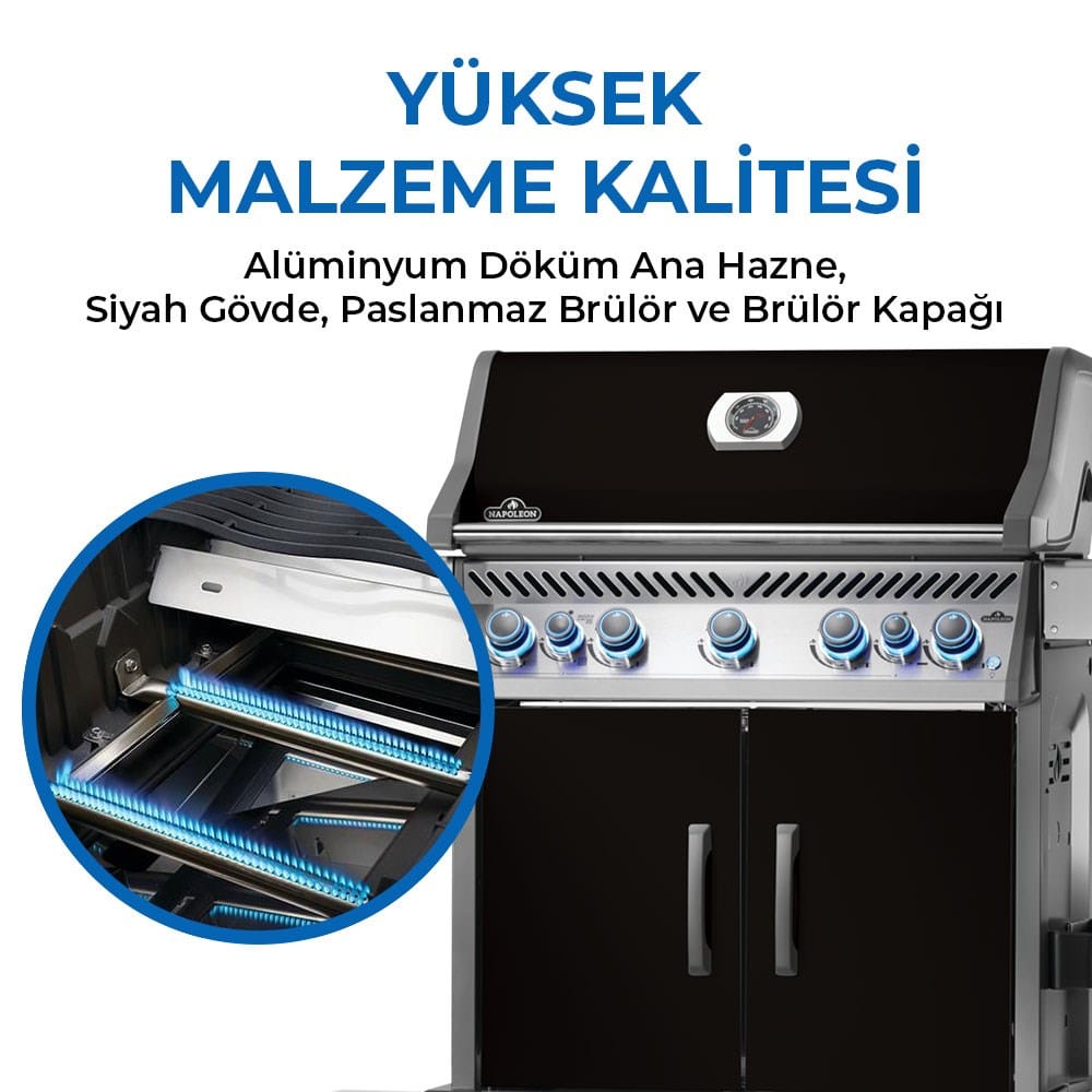 Rogue Pro S 625 RSIB Gazlı Mangal Siyah